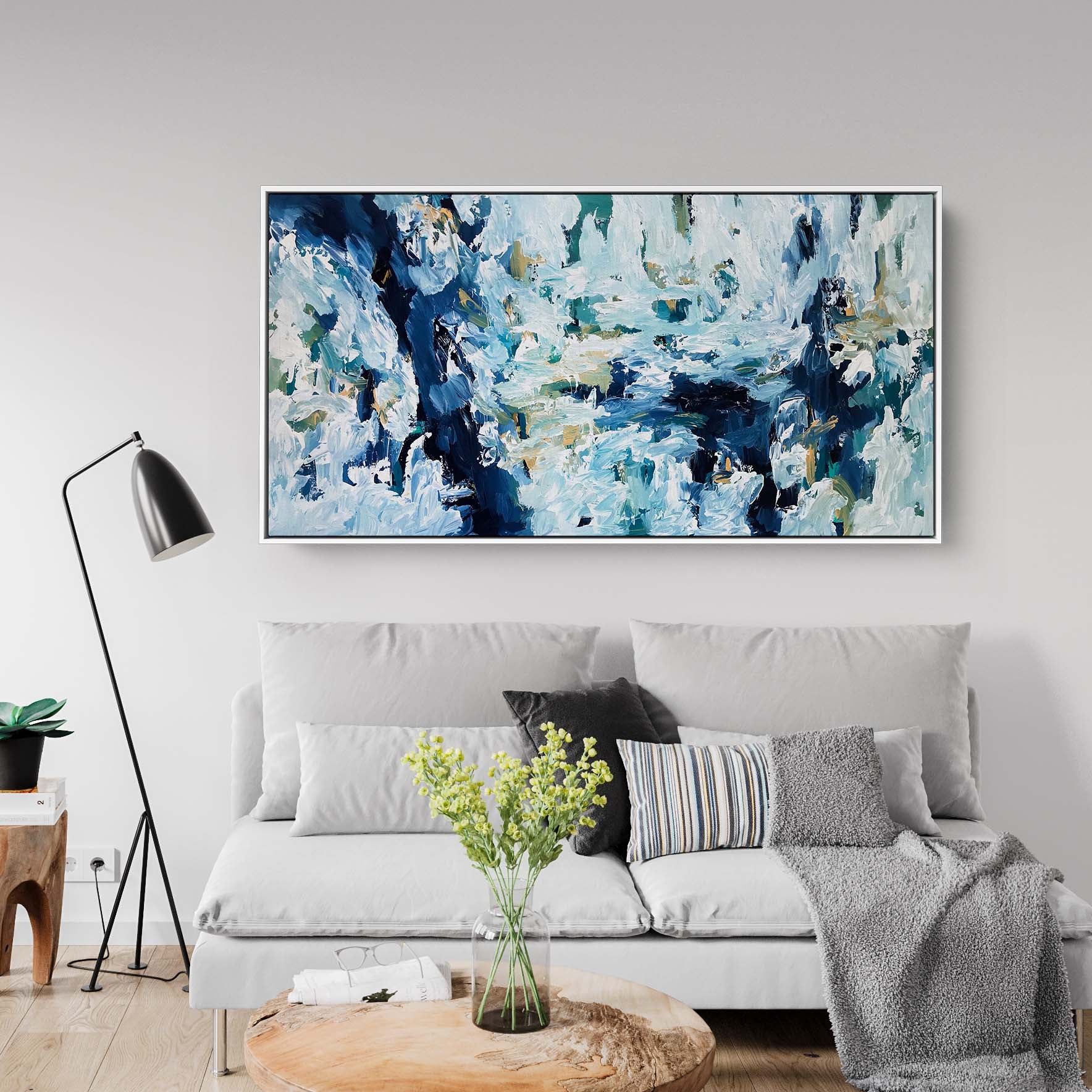 Silent River - 152x76 cm - Original Painting