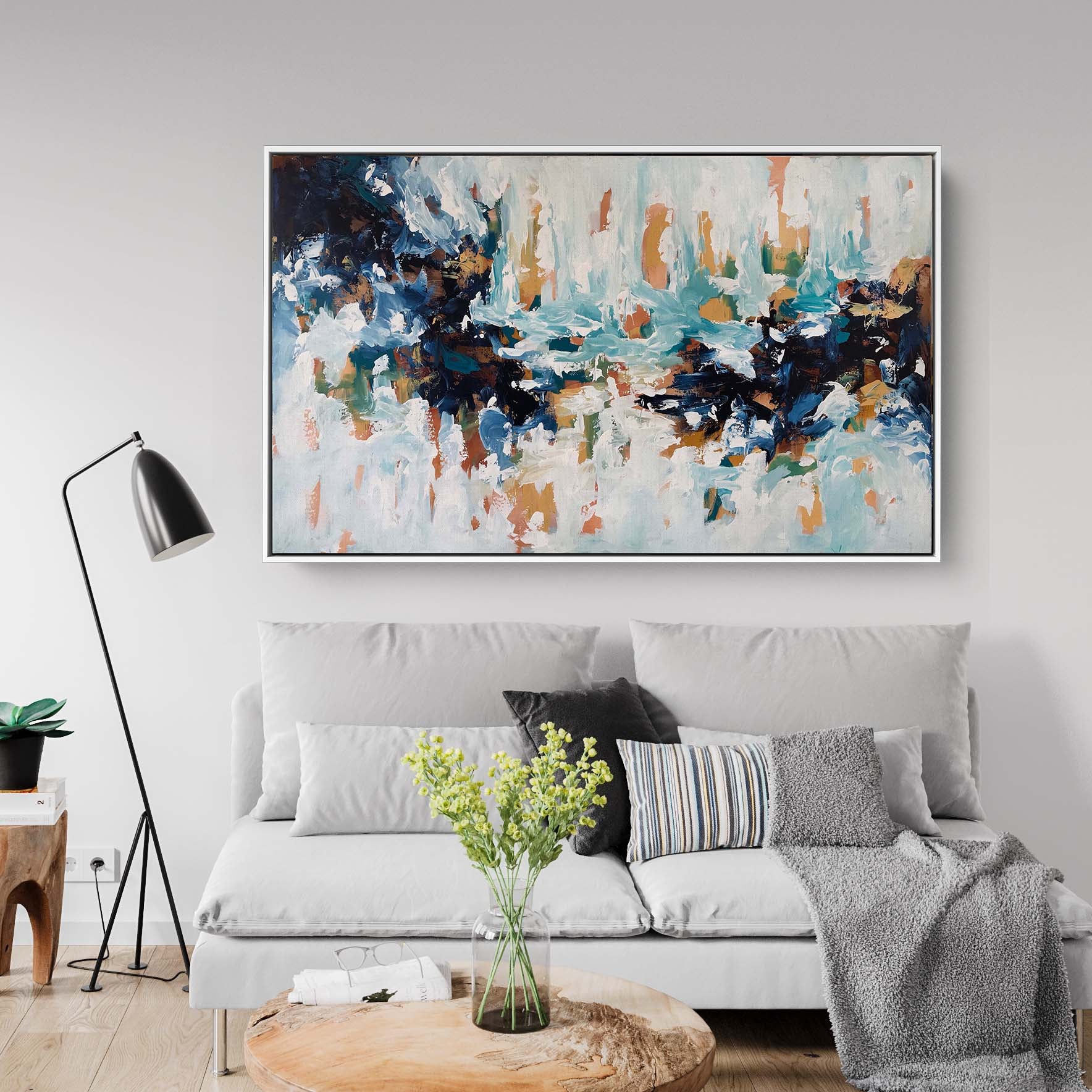 The Lake House 2 - 152x92 cm - Original Painting