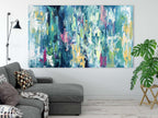 Beneath The Stars - 152x90 cm - Original Painting-OmarObaid.com