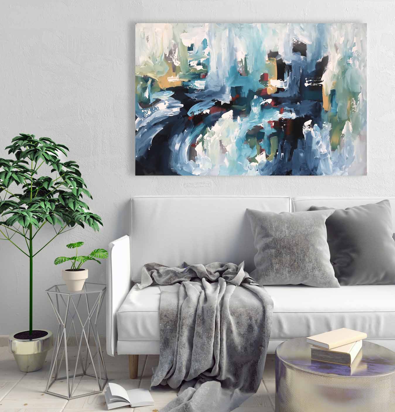 Illusions - 90x60 cm - Original Painting