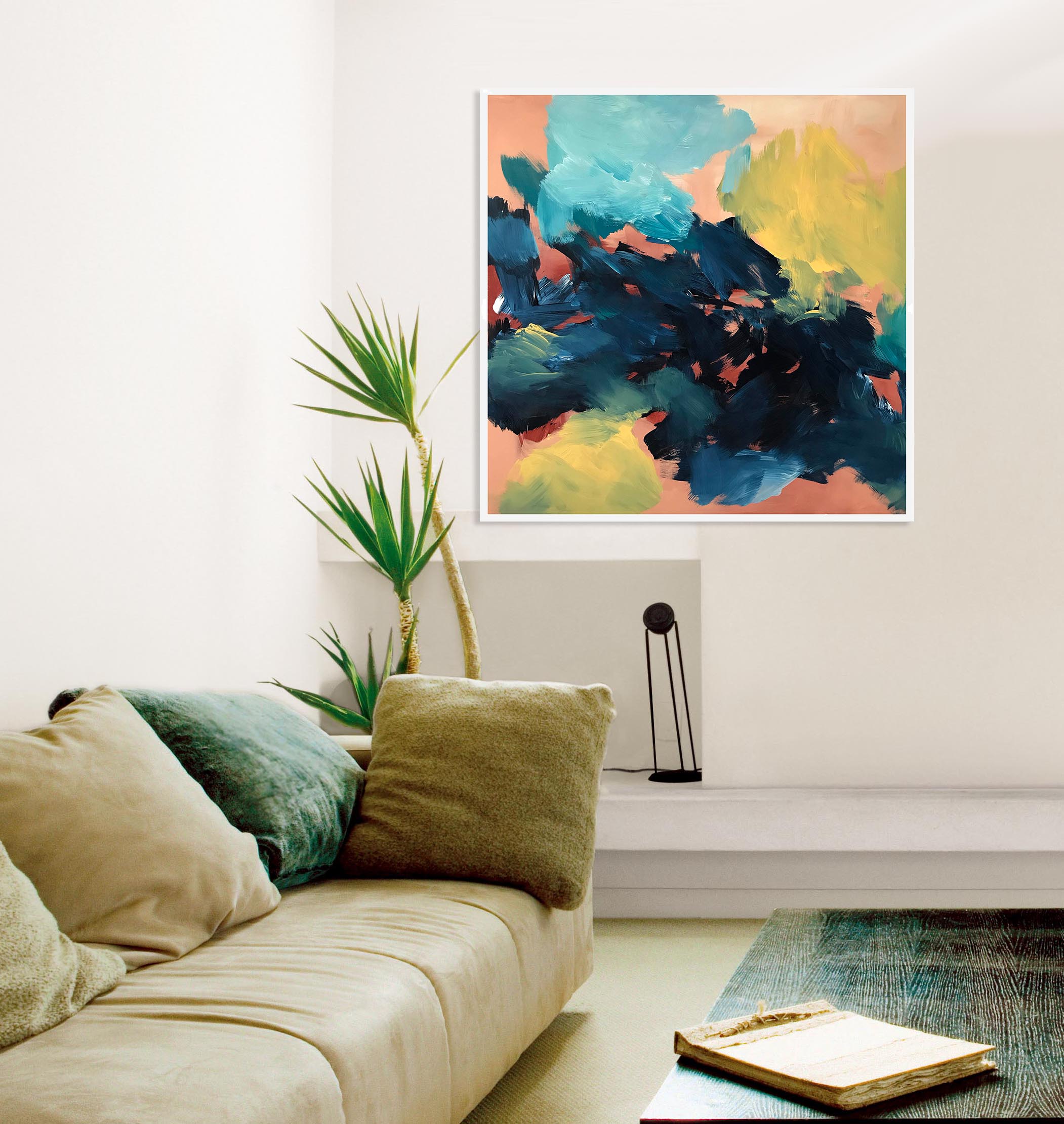 Lost In Time - 102x102 cm - Original Painting