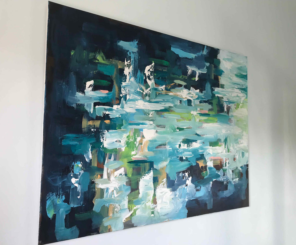 Soundless Landscape - 122x90 cm - Original Painting