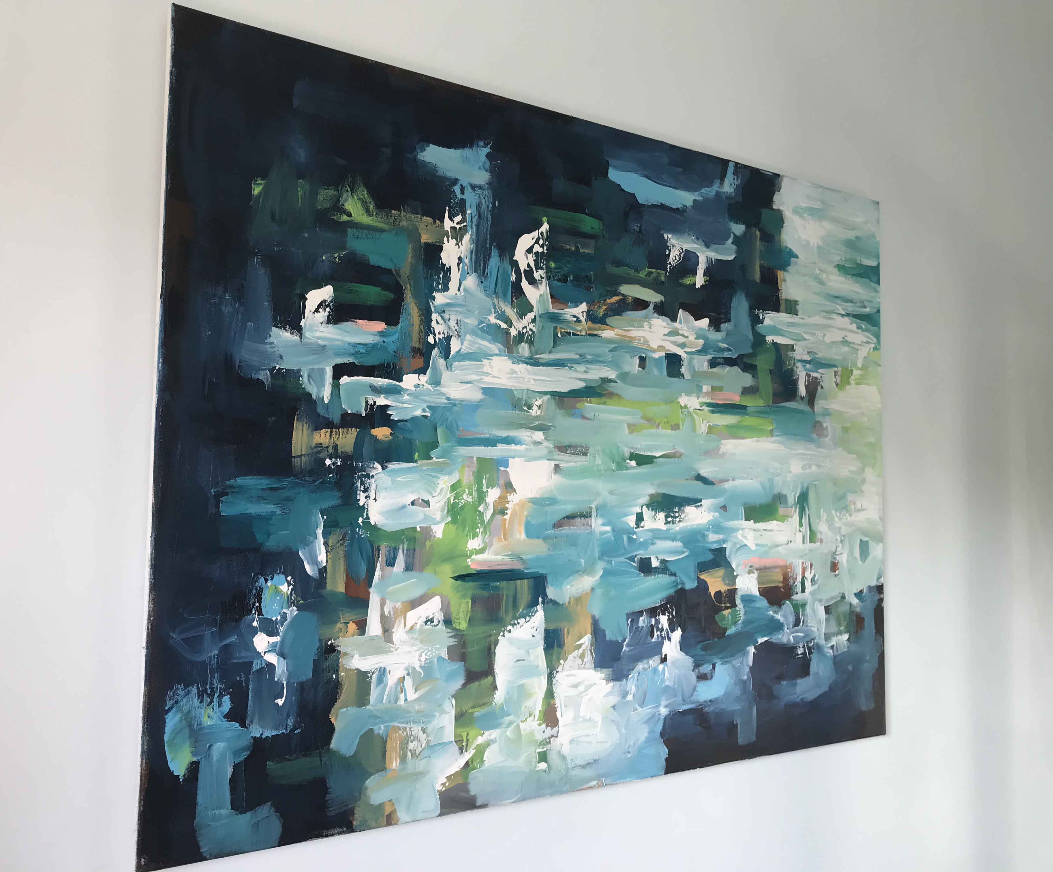 Soundless Landscape - 122x90 cm - Original Painting