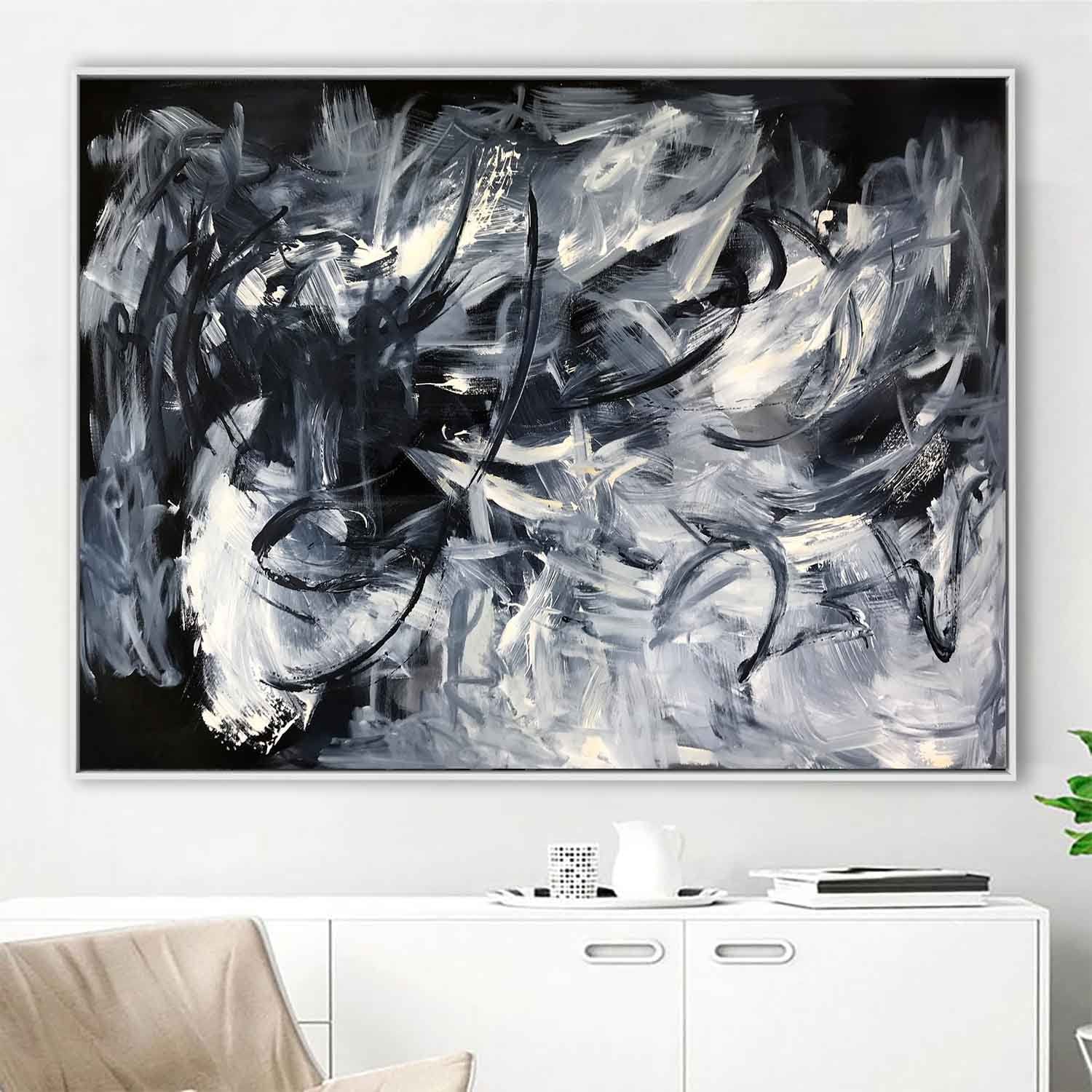 Beyond Midnight - 102x76 cm - Original Painting
