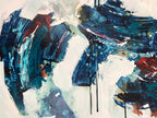 Searching - 150x76 cm - Original Painting-OmarObaid.com