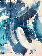 Impatient - 102x76 cm - Original Painting-OmarObaid.com