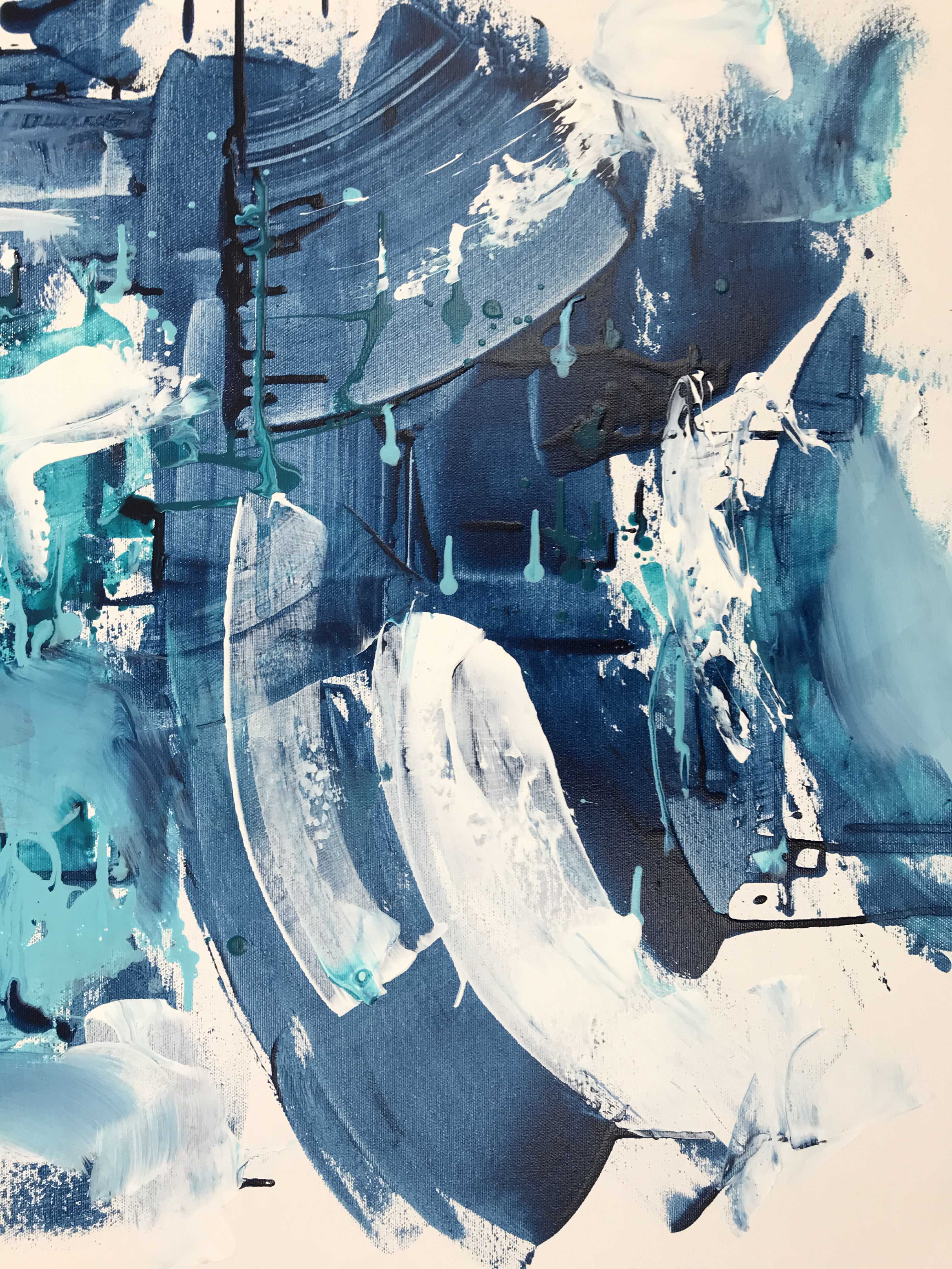 Impatient - 102x76 cm - Original Painting-OmarObaid.com