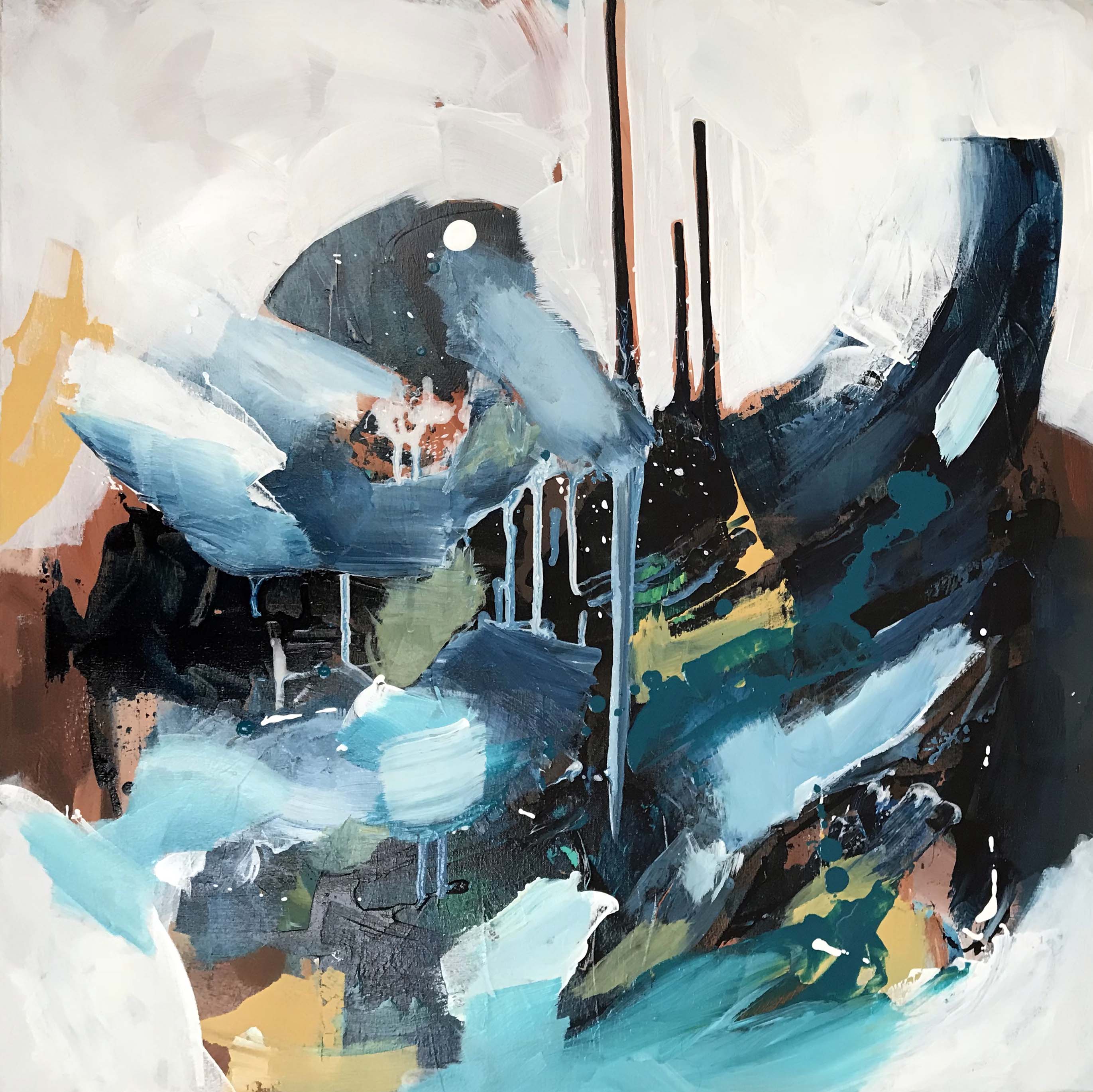 The Outsider - 152x76 cm - Diptych Original Painting-OmarObaid.com