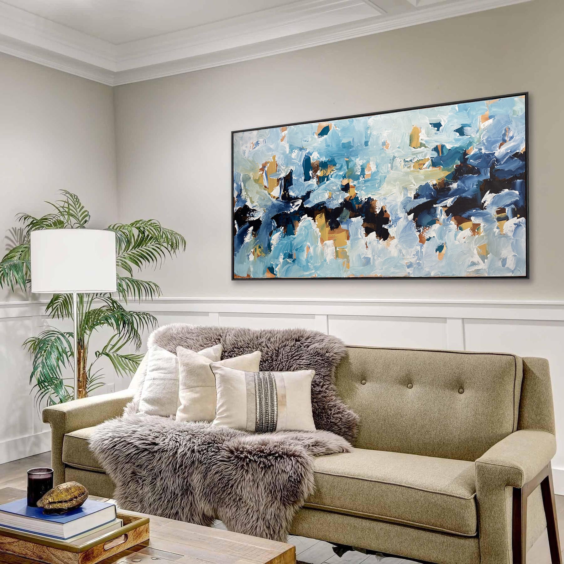 Across The Horizon - 152x76 cm - Original Painting