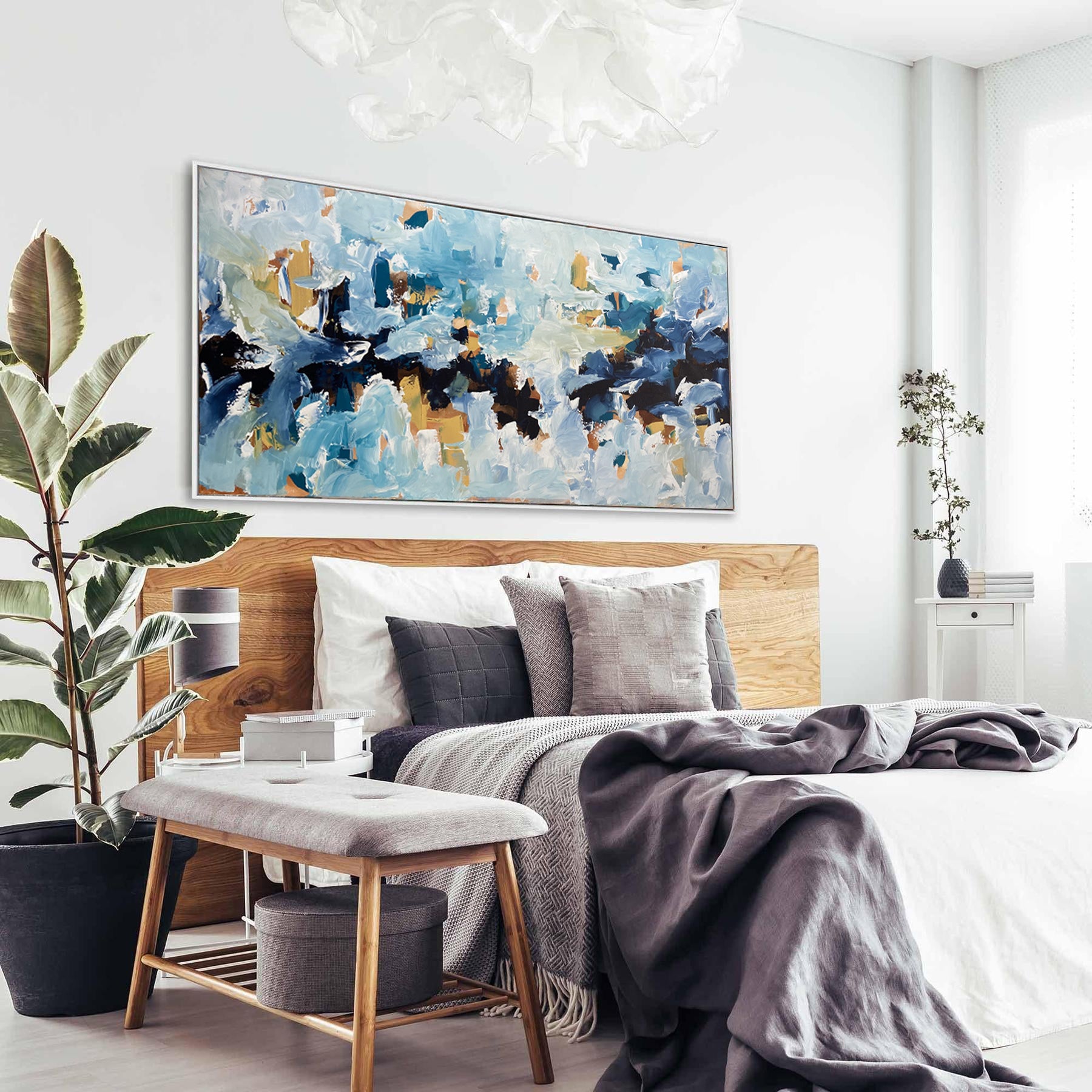 Across The Horizon - 152x76 cm - Original Painting