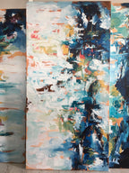 Daydreaming - 150x76 cm - Original Painting-OmarObaid.com