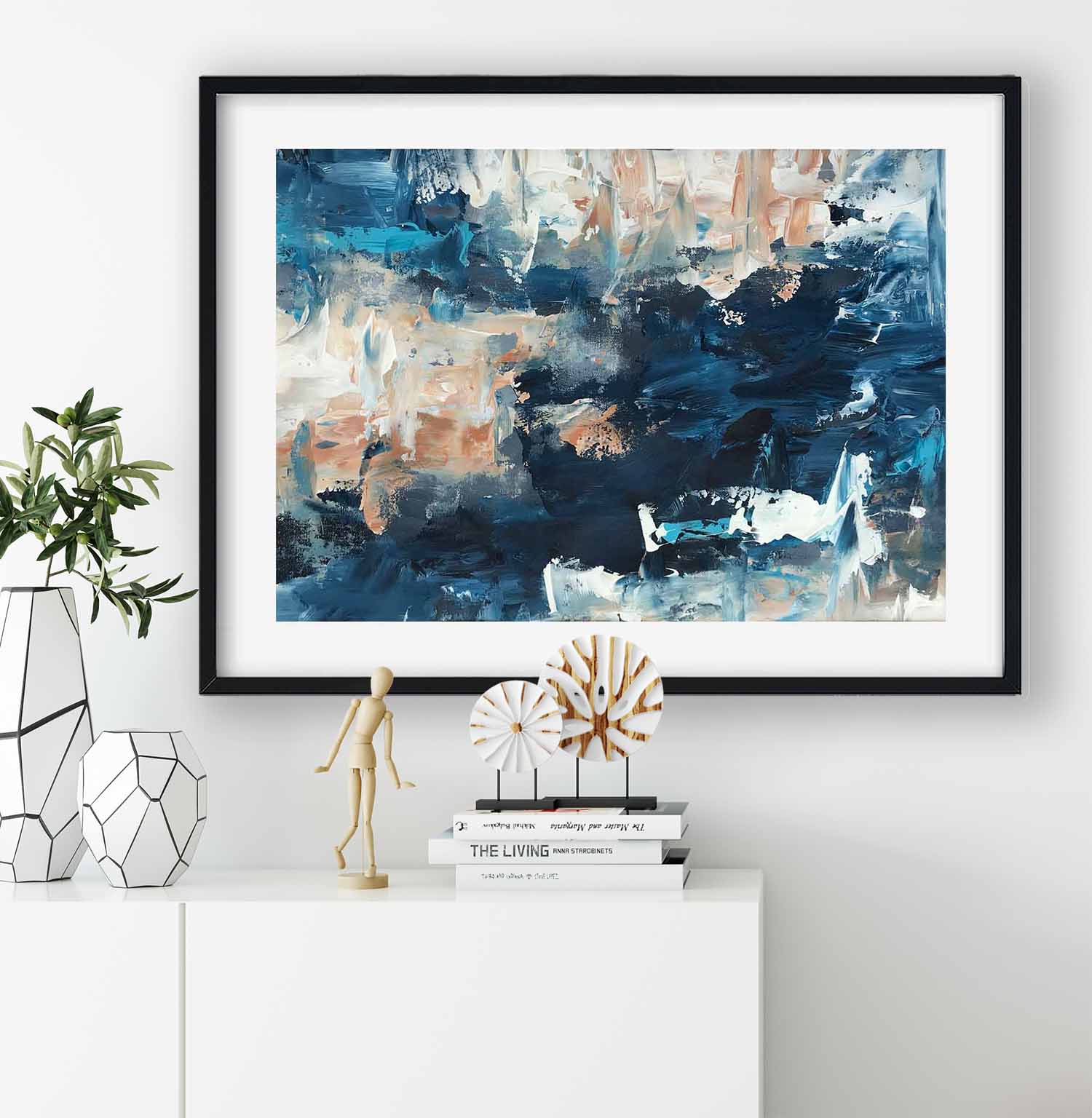 Dawn 3 - 74x53 cm - Framed Painting