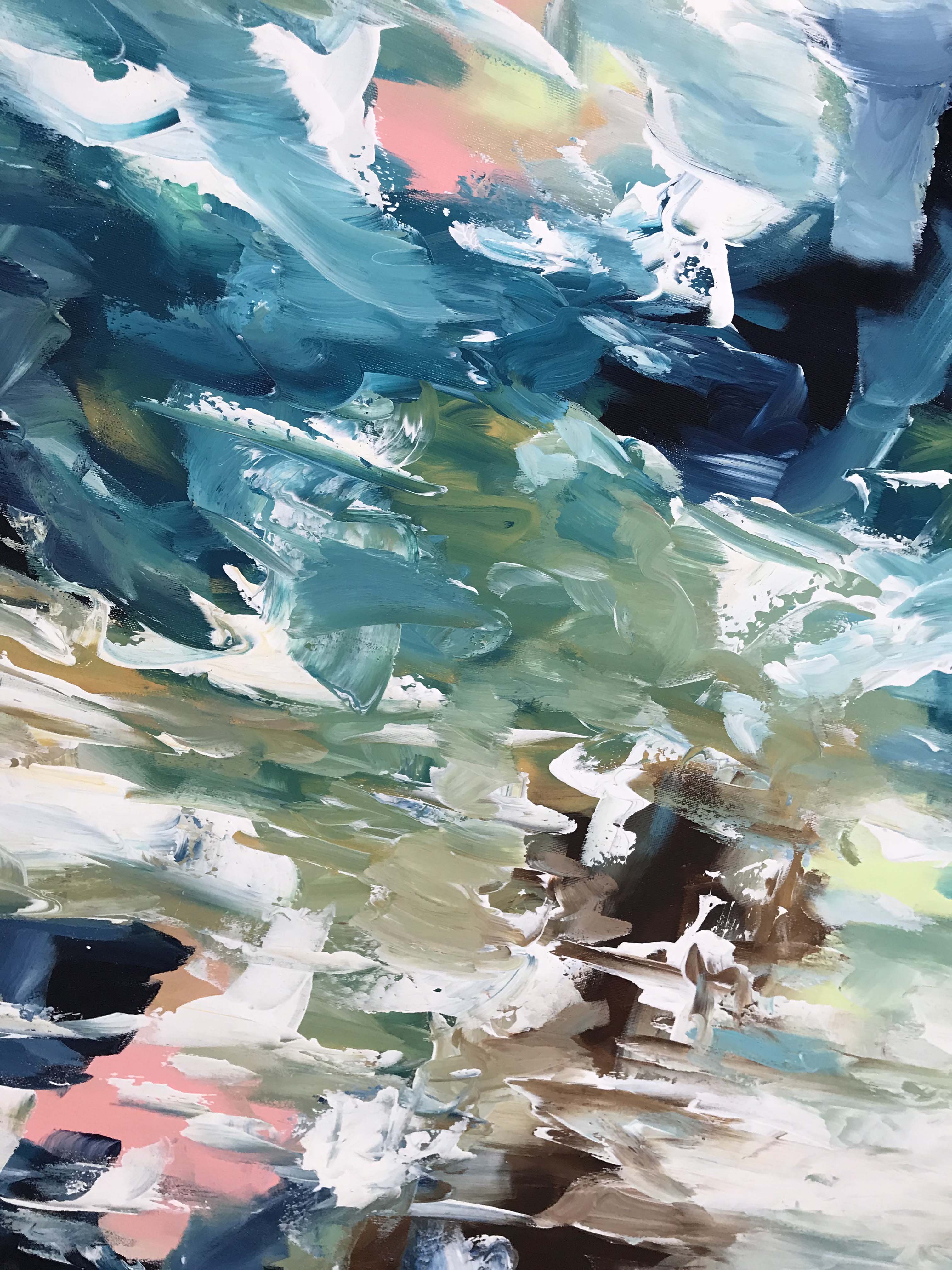 Pillow Talk - 122x90 cm - Original Painting-OmarObaid.com