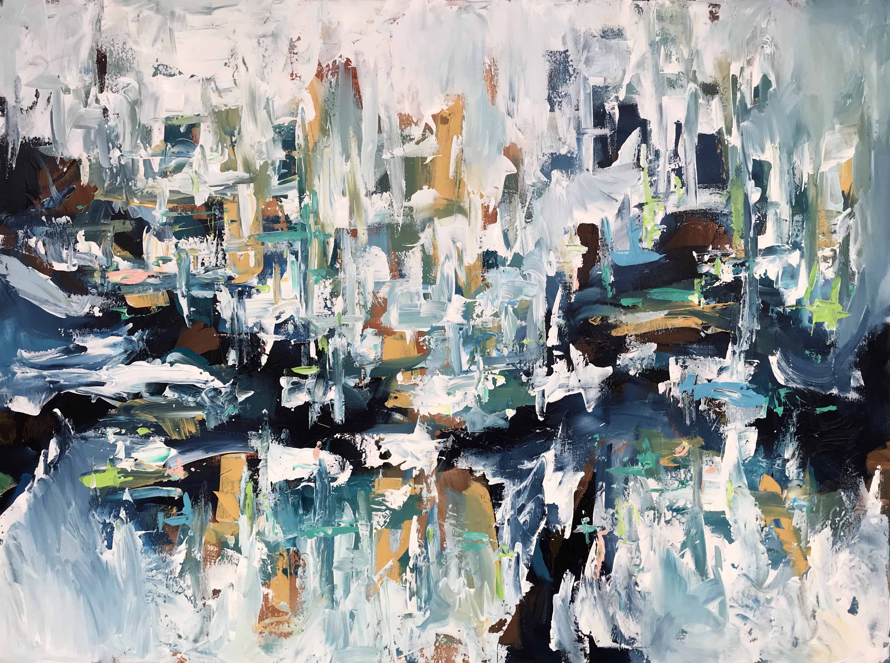 Mesmerised - 122x90 cm - Original Painting-OmarObaid.com