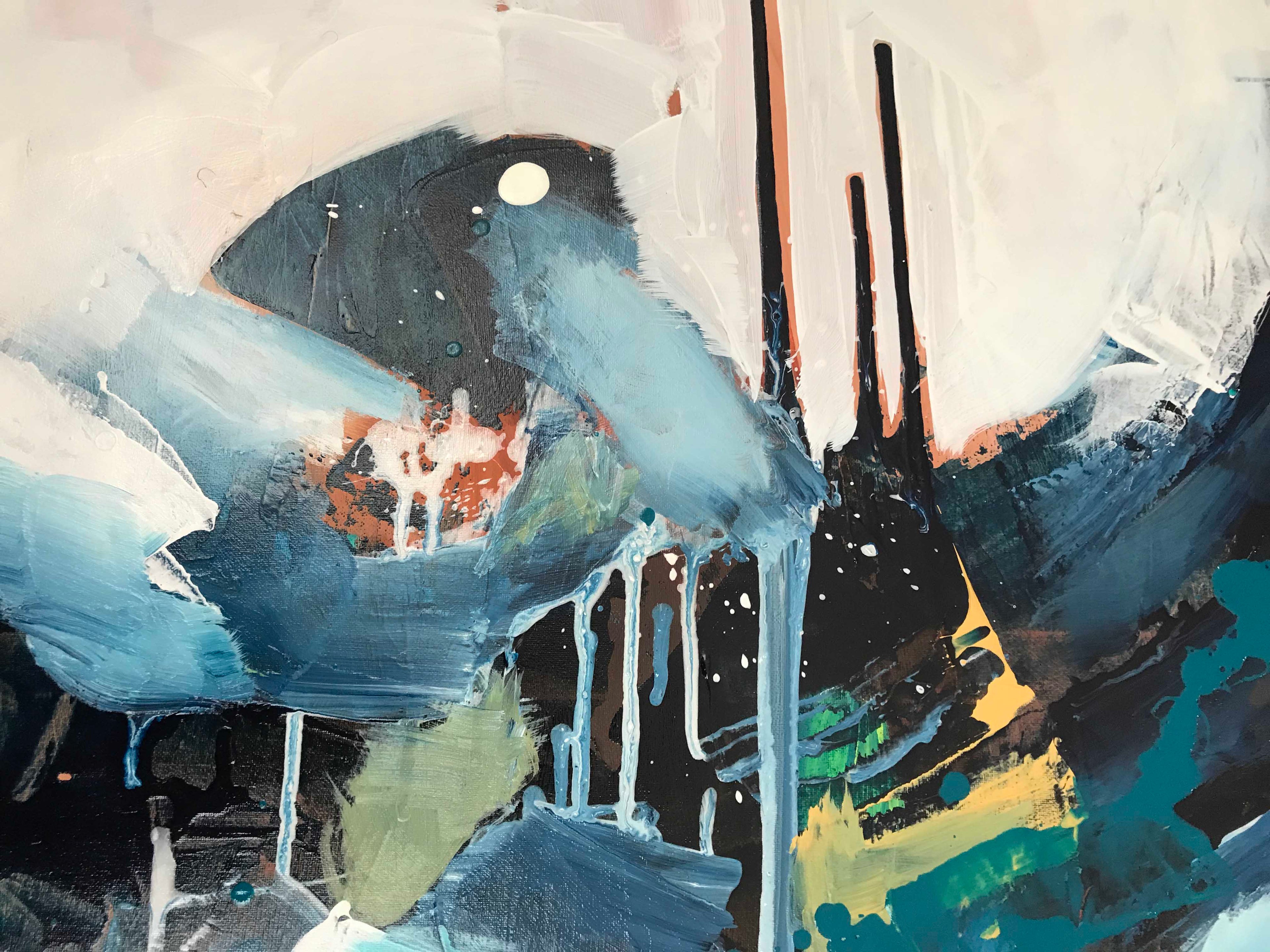 The Outsider - 152x76 cm - Diptych Original Painting-OmarObaid.com
