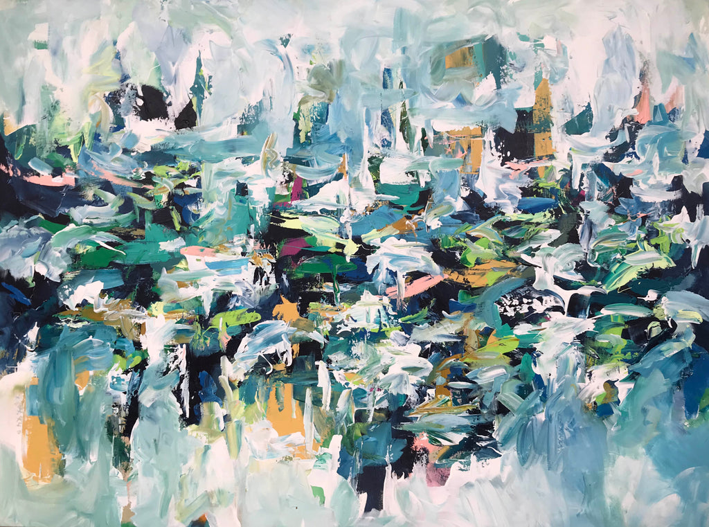 Submersion - 120x90 cm - Original Painting-OmarObaid.com