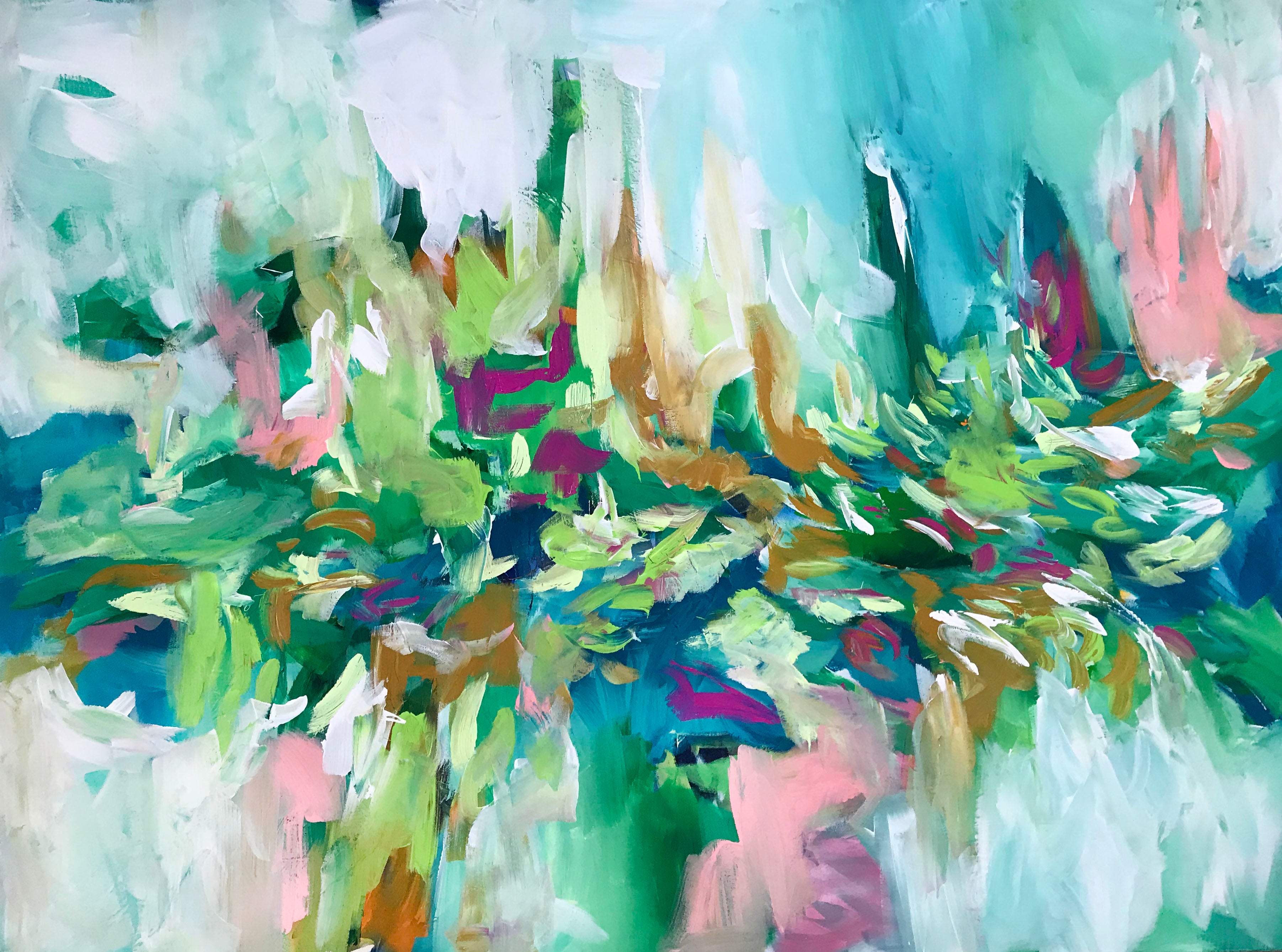 Escape - 122x90 cm - Original Painting-OmarObaid.com