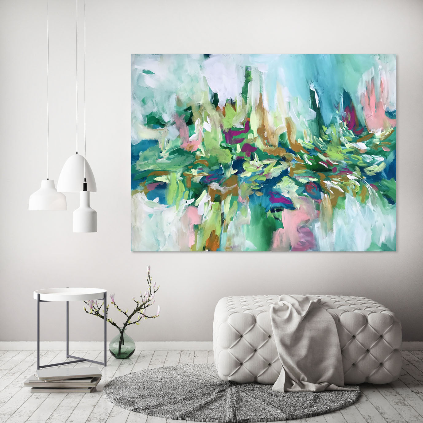 Escape - 122x90 cm - Original Painting-OmarObaid.com