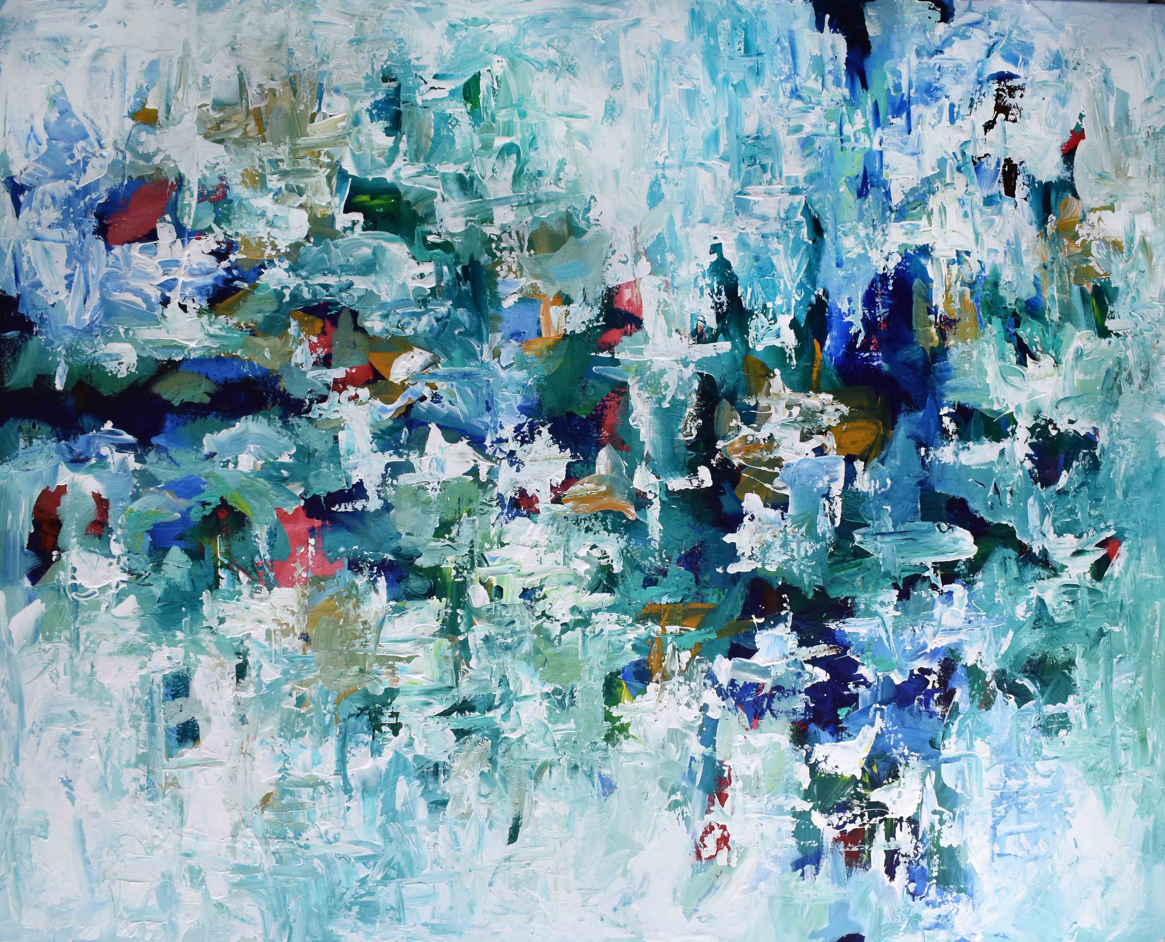 Freewill - 152x122 cm - Original Painting-OmarObaid.com