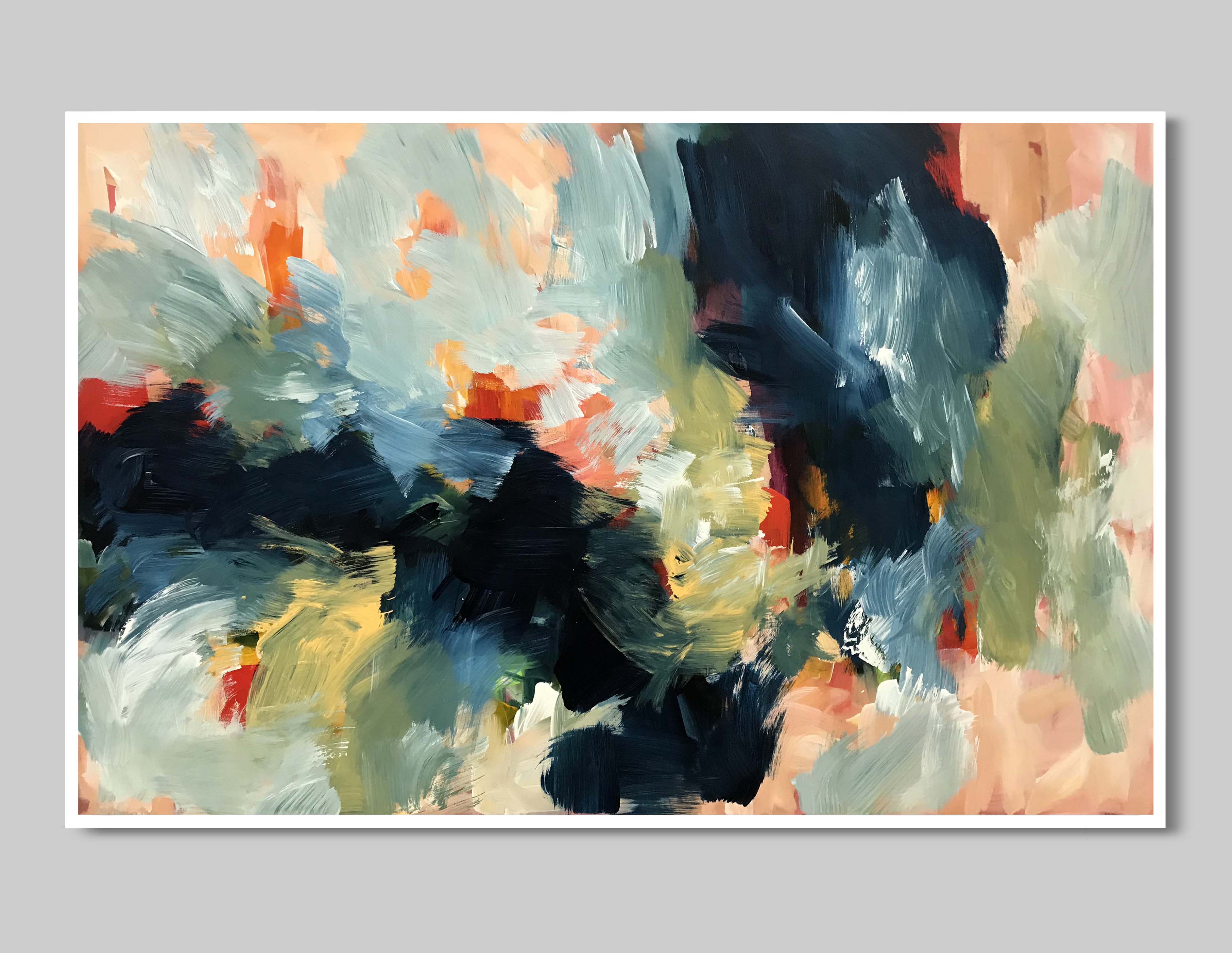 The Long Road 2 - 117x76 cm - Original Painting