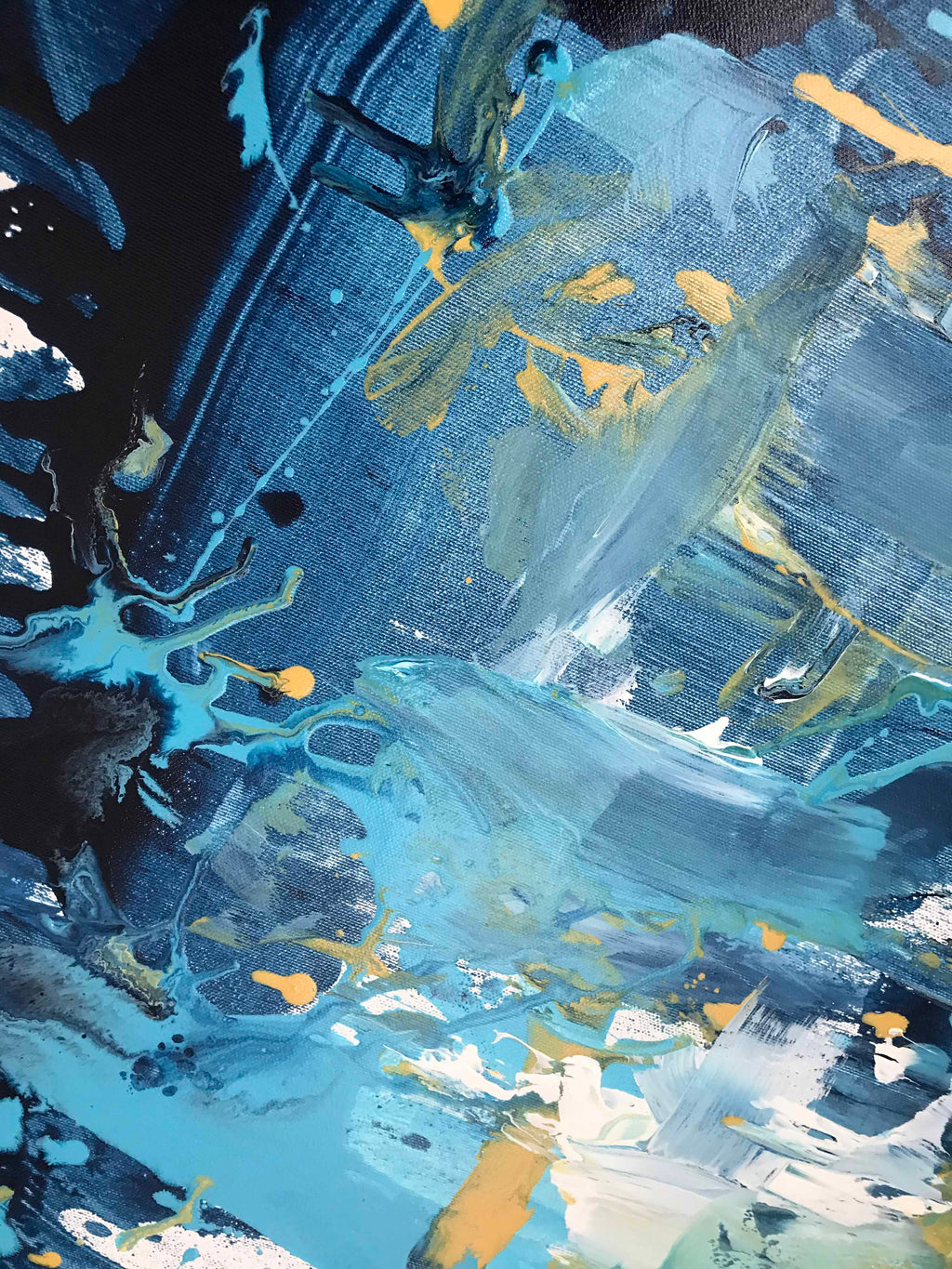 The Path - 102x76 cm - Original Painting-OmarObaid.com