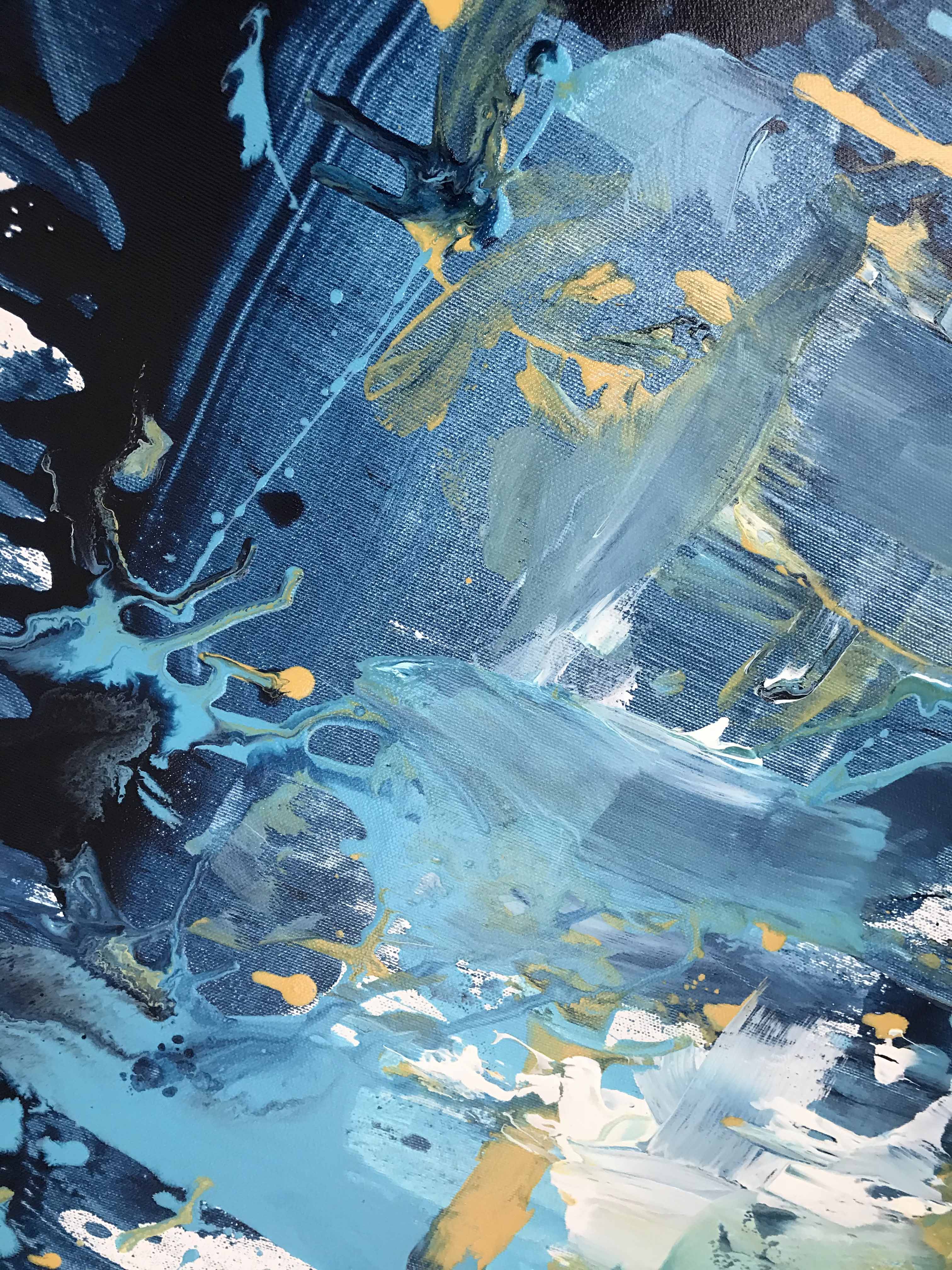 The Path - 102x76 cm - Original Painting-OmarObaid.com