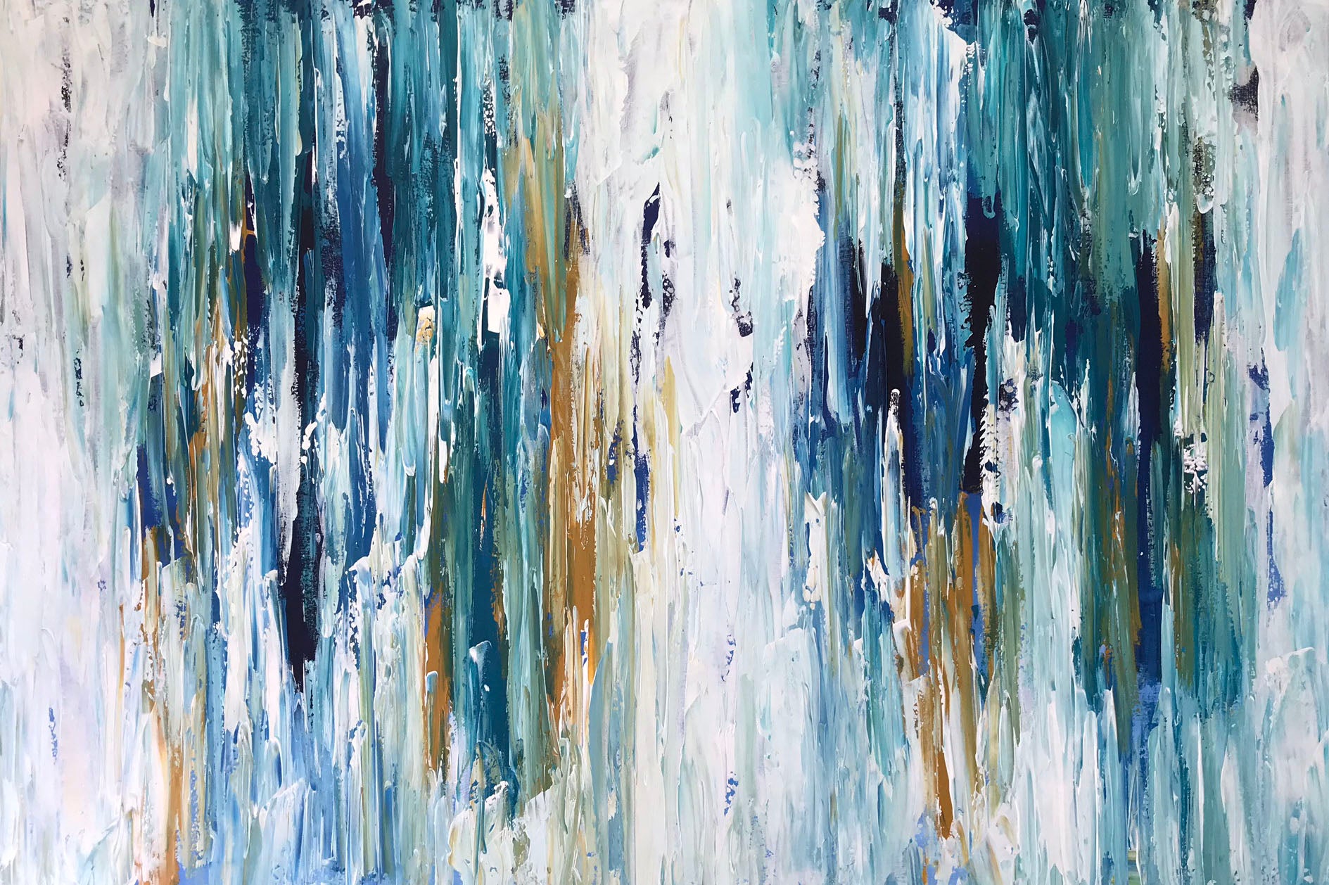 Exertion XI - 152x102 cm - Original Painting-OmarObaid.com