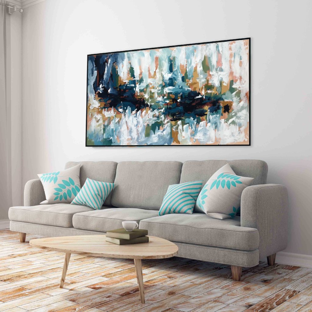 The Absence Of Light 2 - 152x90 cm - Original Painting