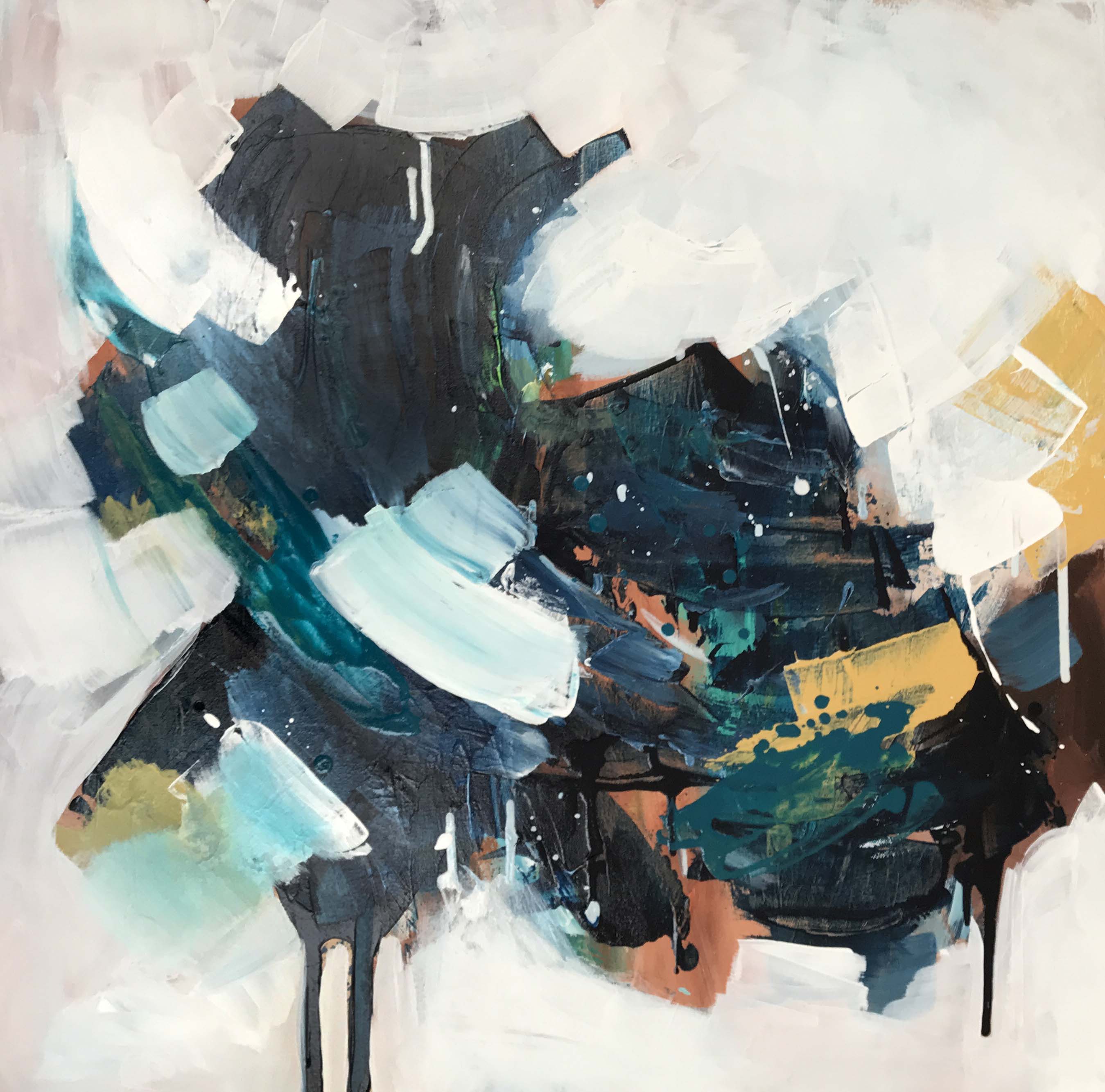 The Outsider - 152x76 cm - Diptych Original Painting-OmarObaid.com