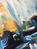 Passer - 92x56 cm - Original Painting-OmarObaid.com