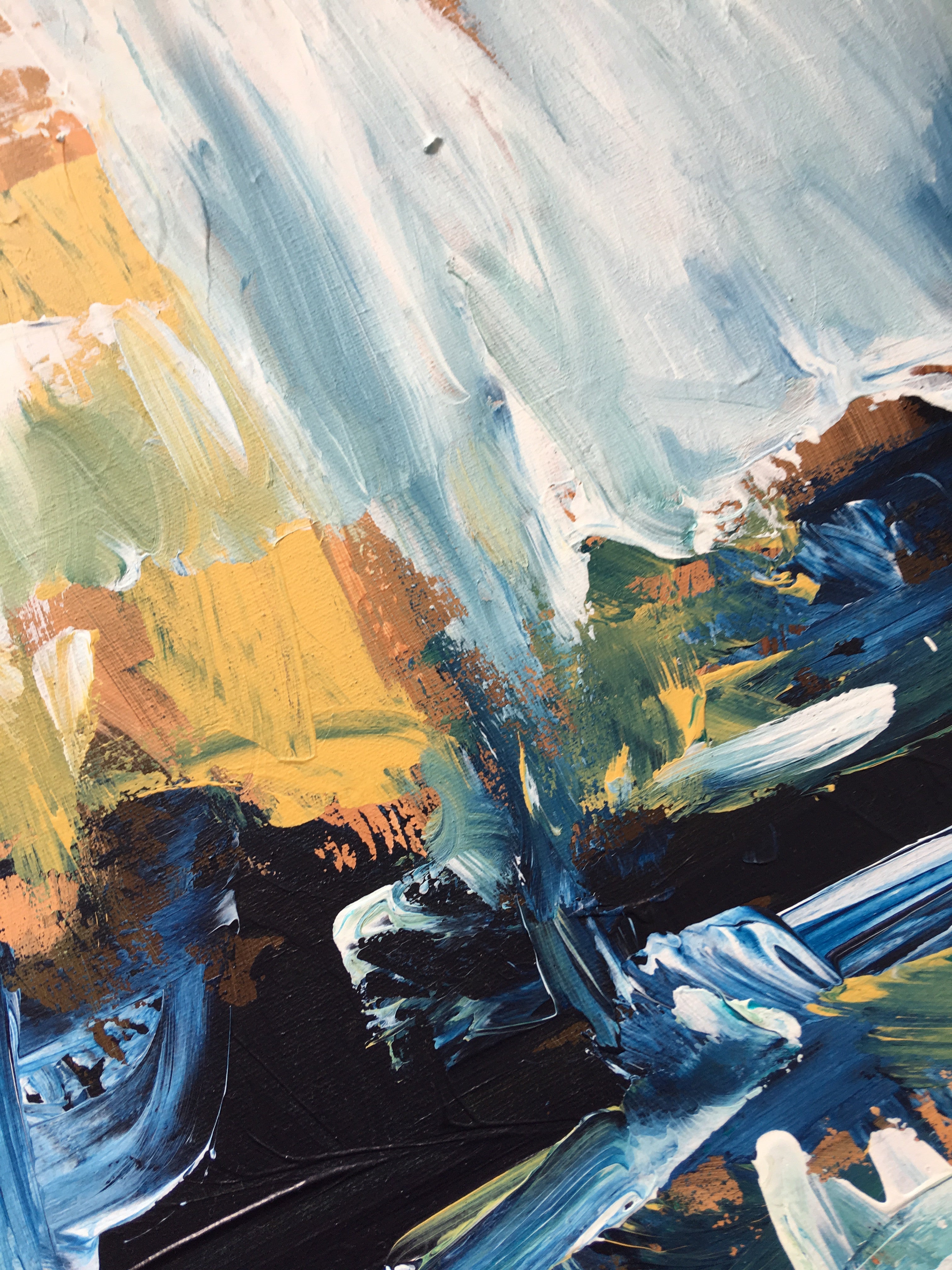 Passer - 92x56 cm - Original Painting-OmarObaid.com