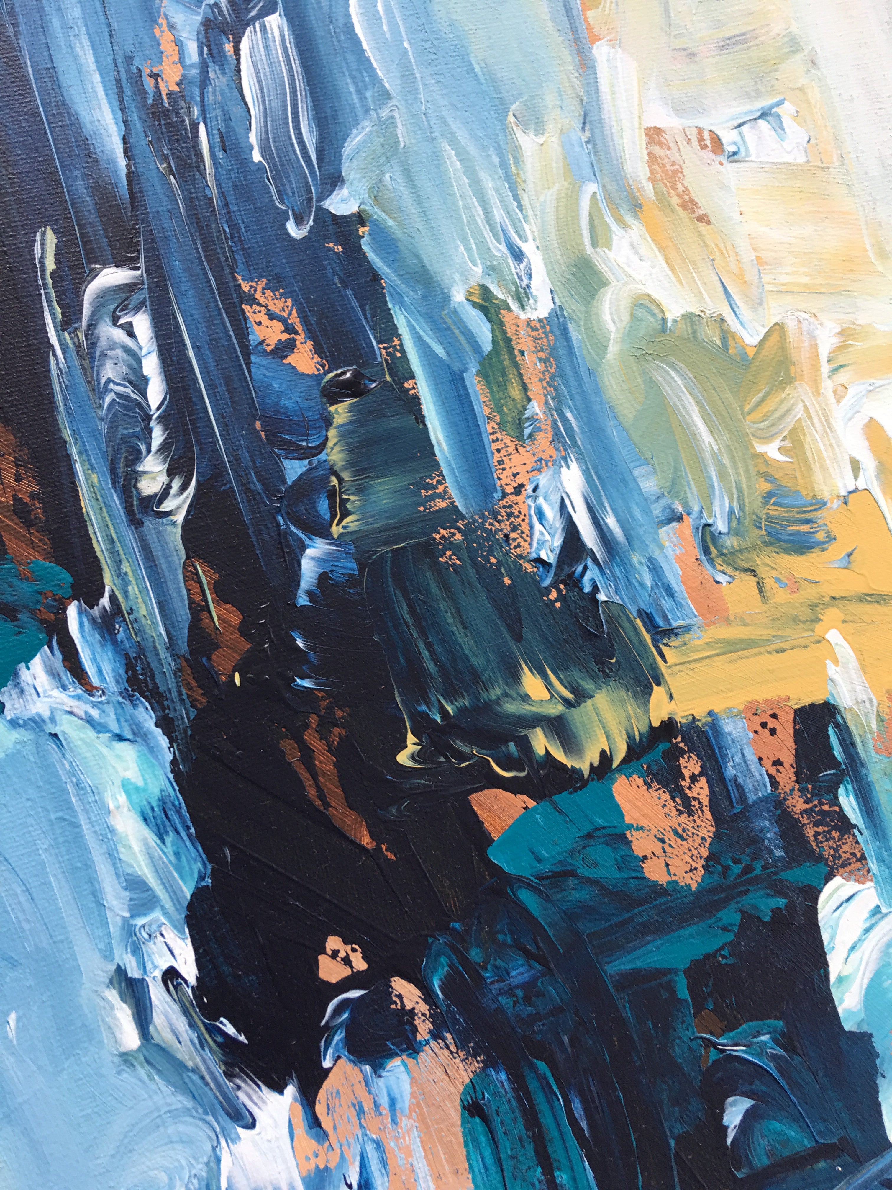 Passer - 92x56 cm - Original Painting-OmarObaid.com
