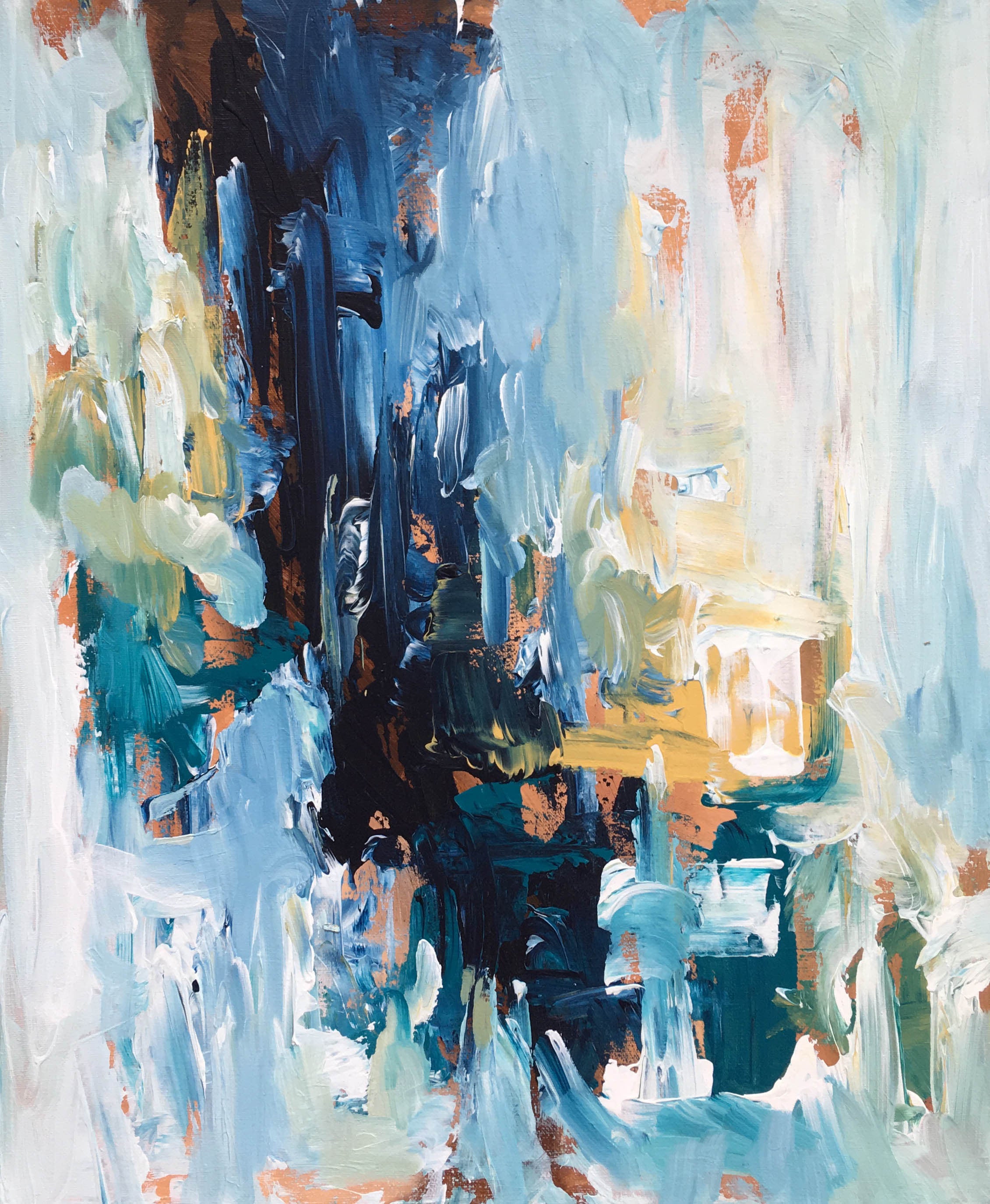 Passer - 92x56 cm - Original Painting-OmarObaid.com