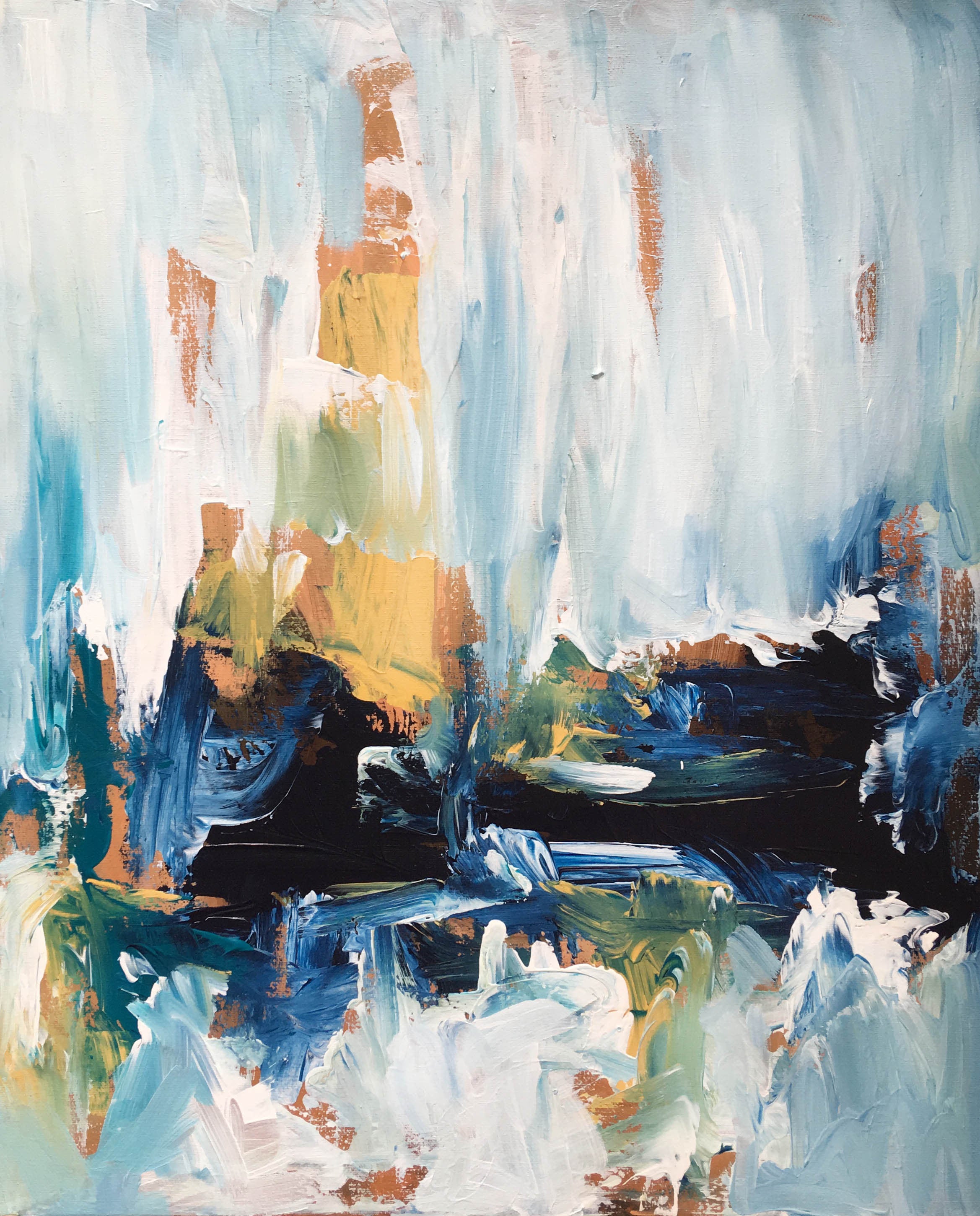 Passer - 92x56 cm - Original Painting-OmarObaid.com