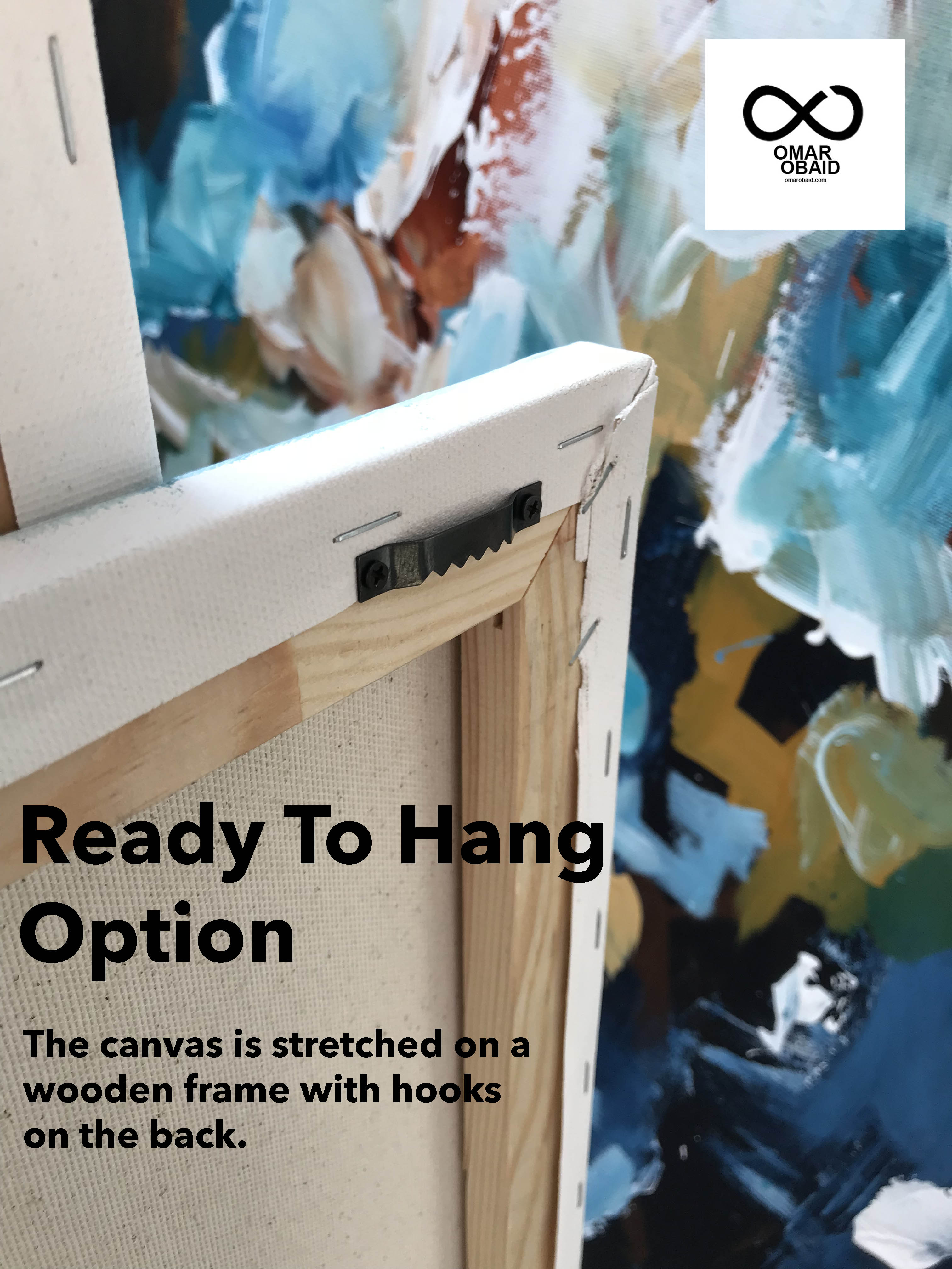 Control - 204x76 cm - Original Painting-OmarObaid.com