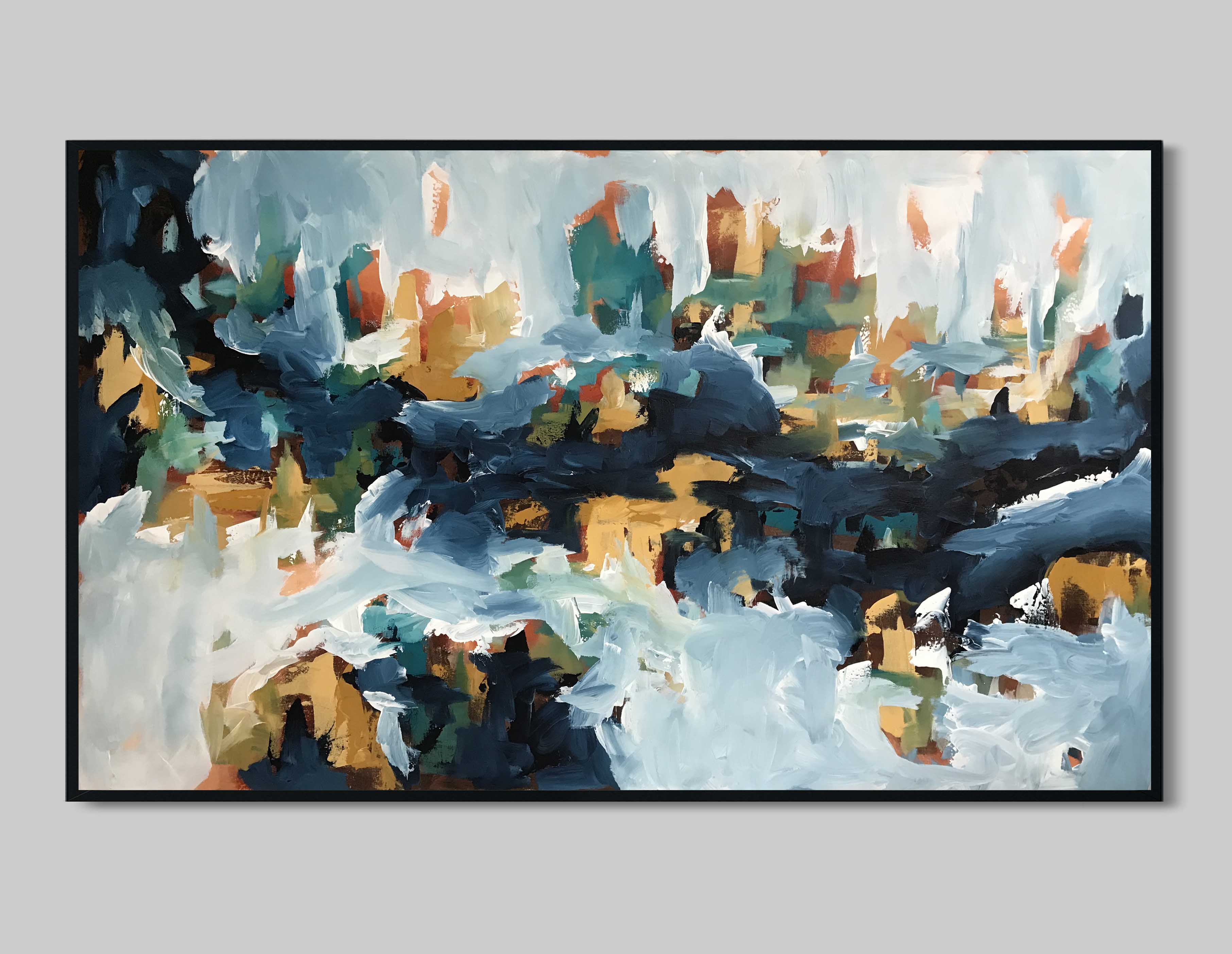 The Stream - 152x90 cm - Original Painting