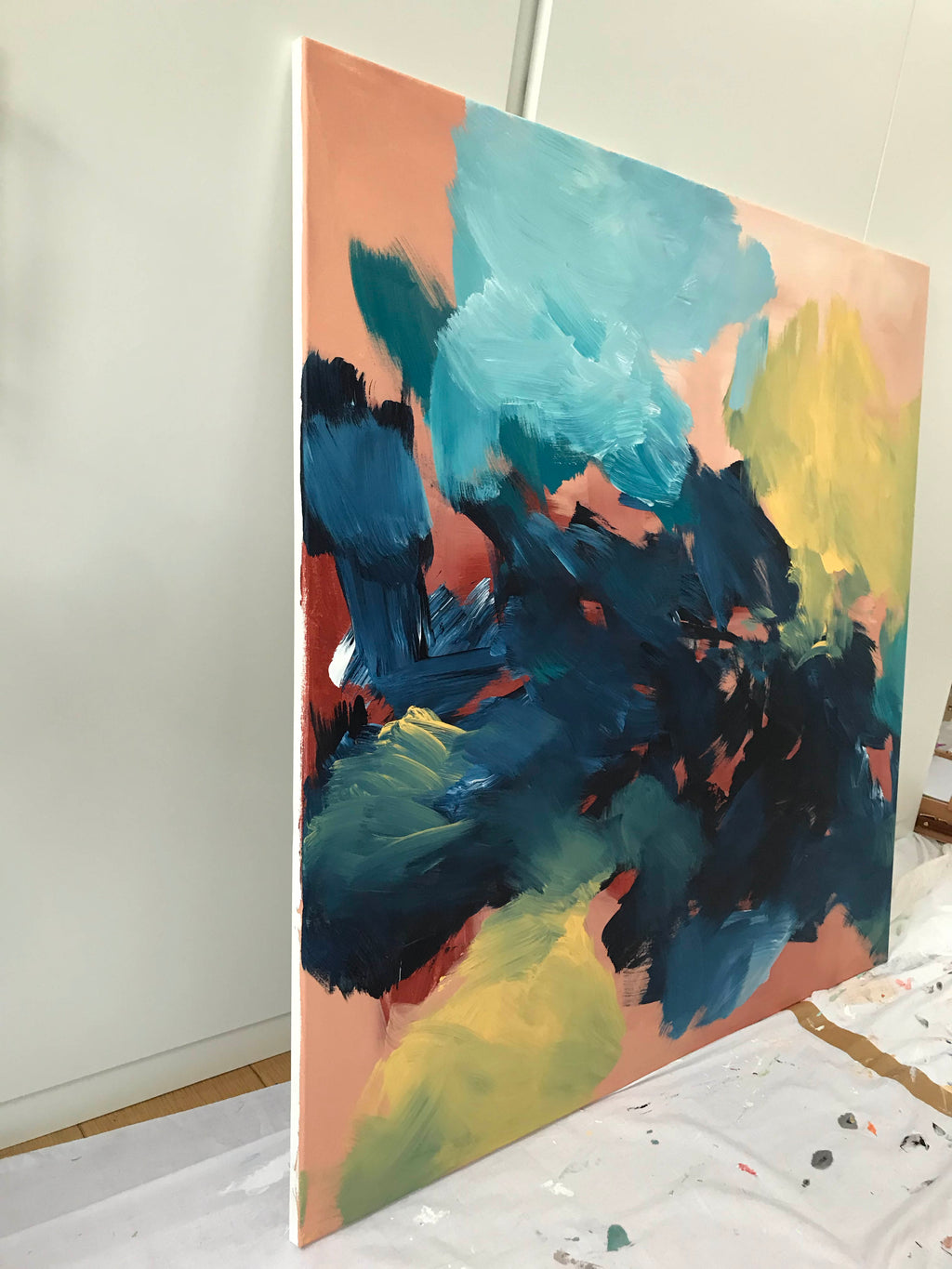Lost In Time - 102x102 cm - Original Painting
