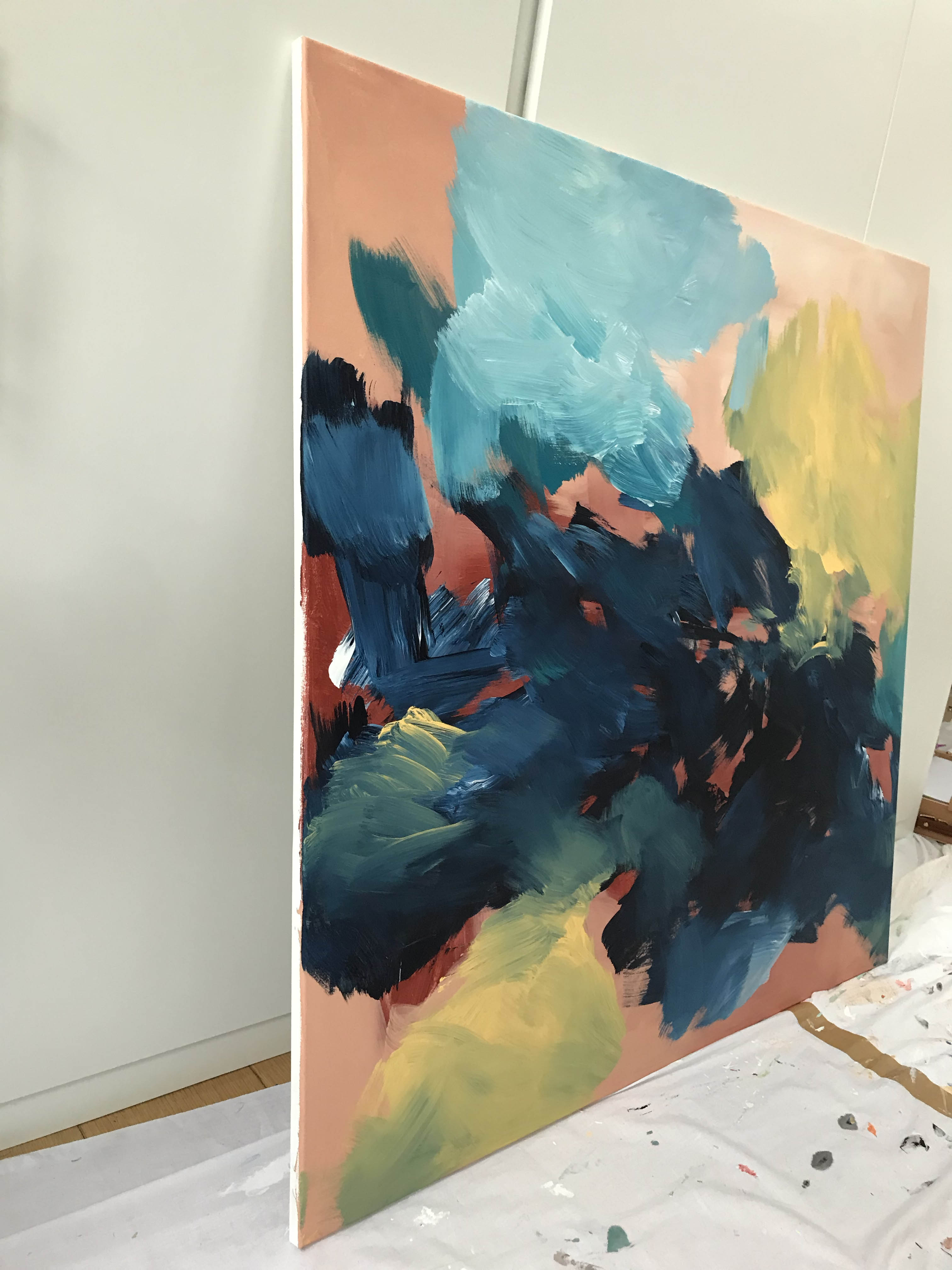 Lost In Time - 102x102 cm - Original Painting