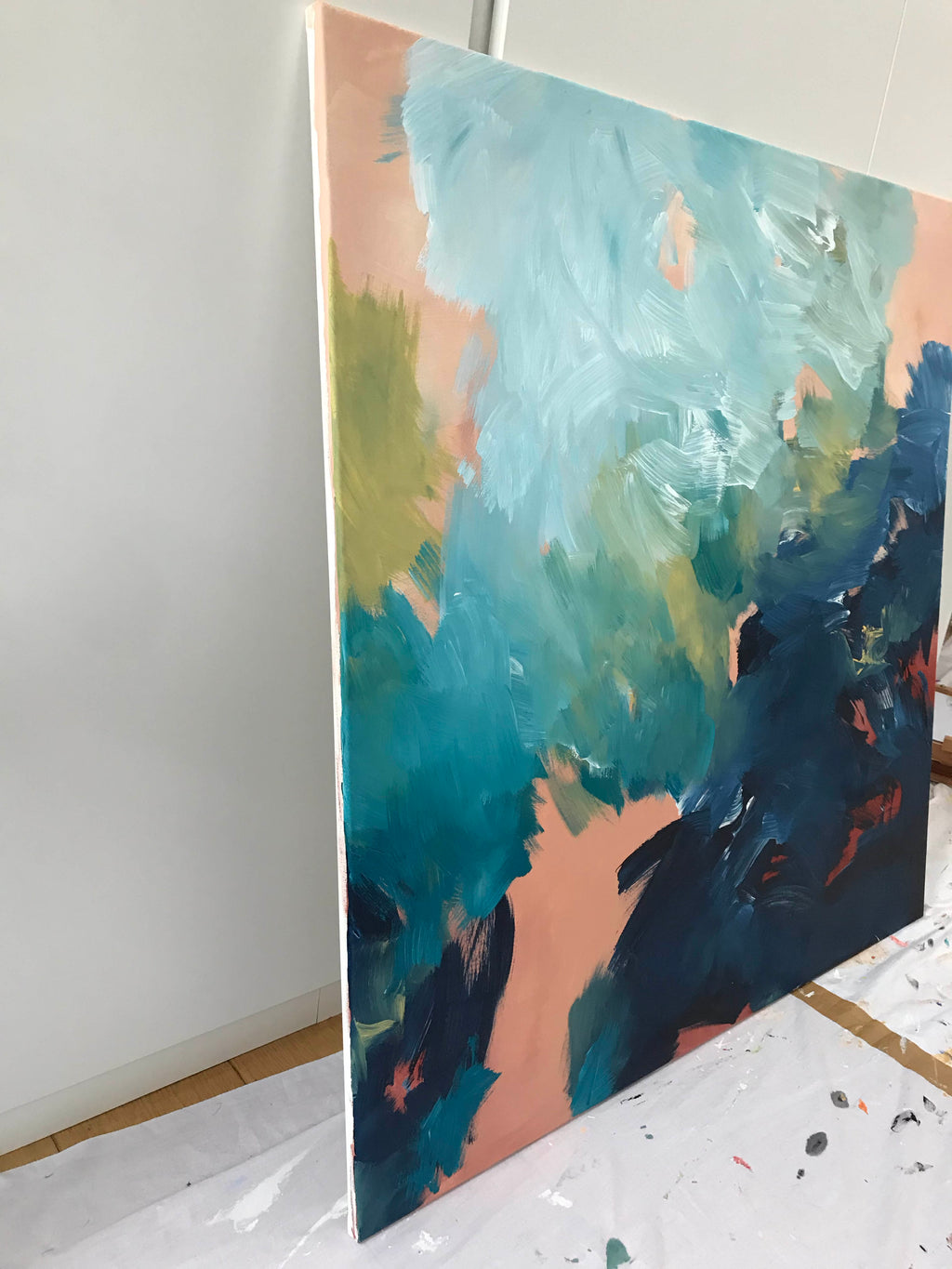 Lost In Time 2 - 102x102 cm - Original Painting