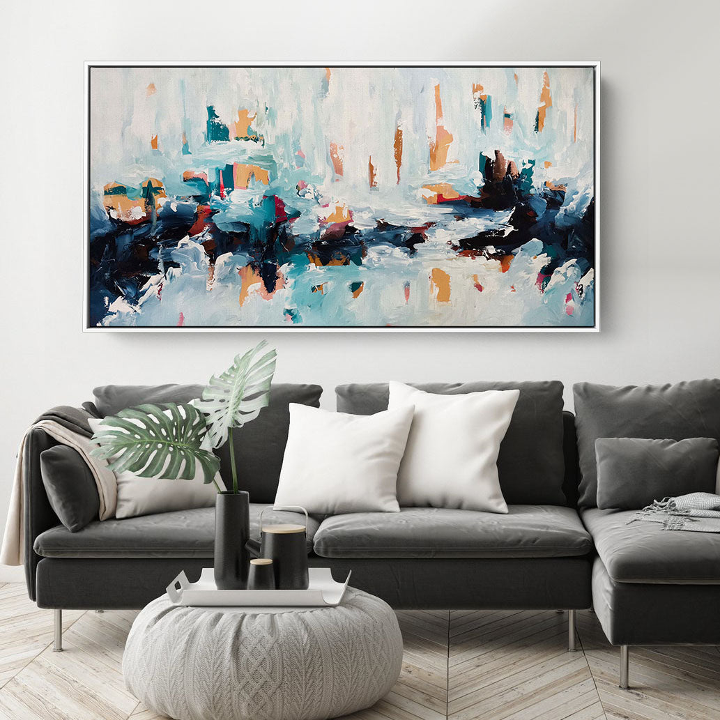 Troubled Waters - 152x76 cm - Original Painting