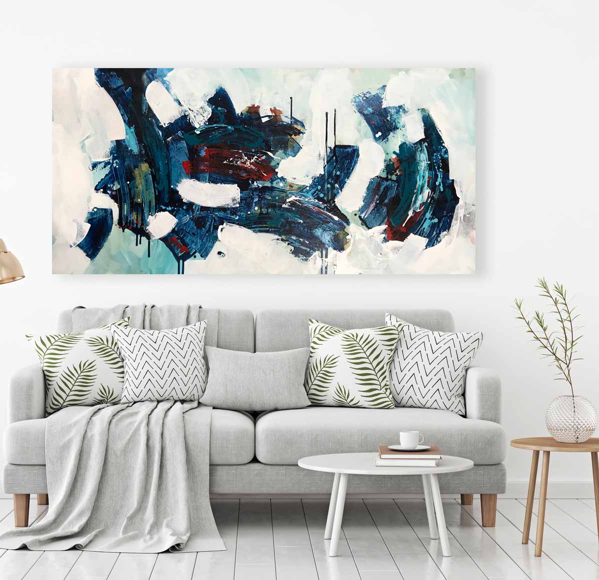 Searching - 150x76 cm - Original Painting-OmarObaid.com