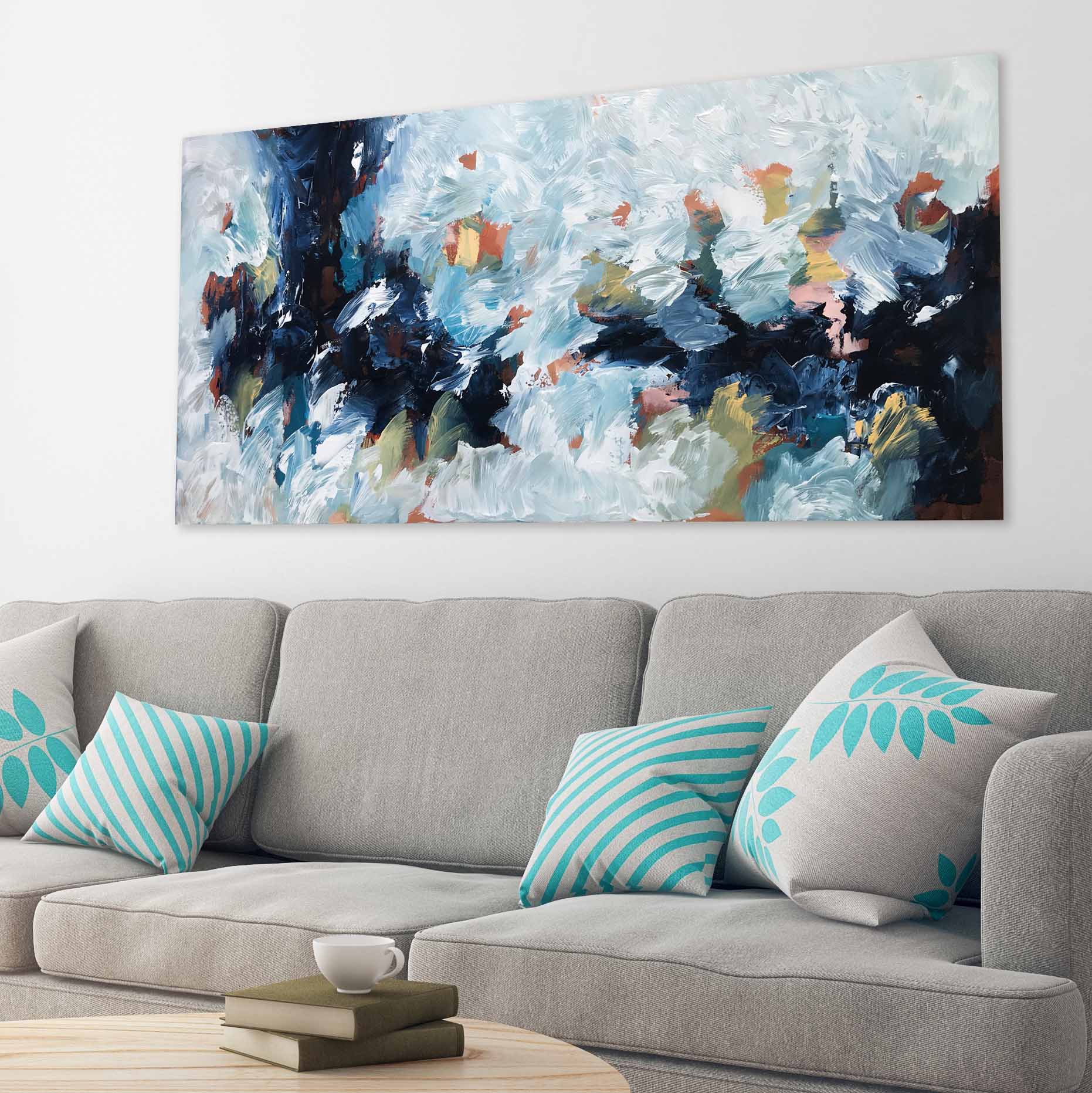The Long Road 3 - 152x76 cm - Original Painting