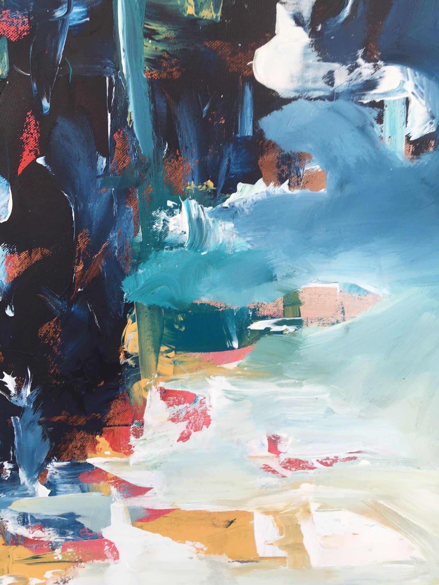 Subtraction II - 150x100 cm - Original Painting-OmarObaid.com