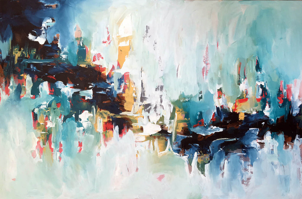 Subtraction II - 150x100 cm - Original Painting-OmarObaid.com