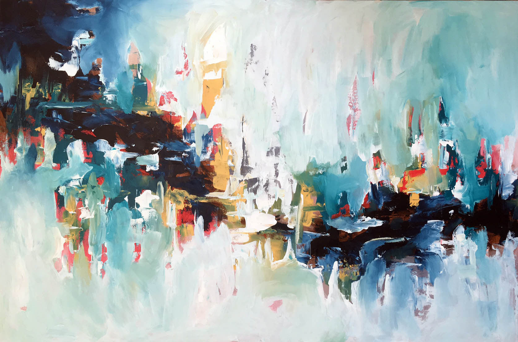 Subtraction II - 150x100 cm - Original Painting-OmarObaid.com