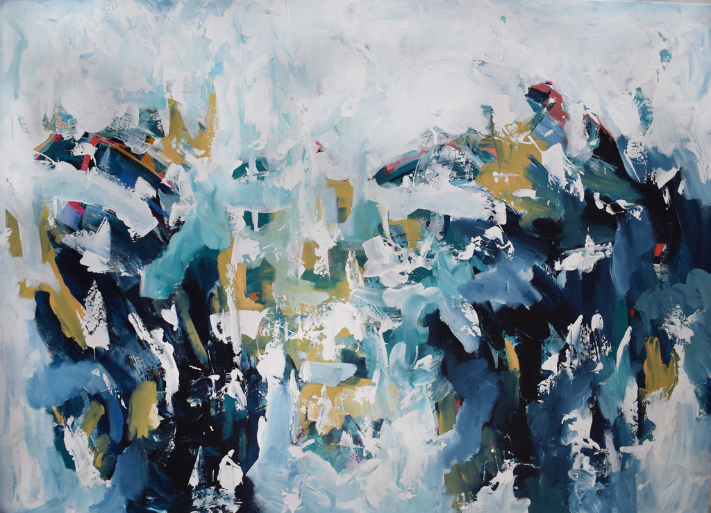 Subtraction 3 - 152x107 cm - Original Painting-OmarObaid.com