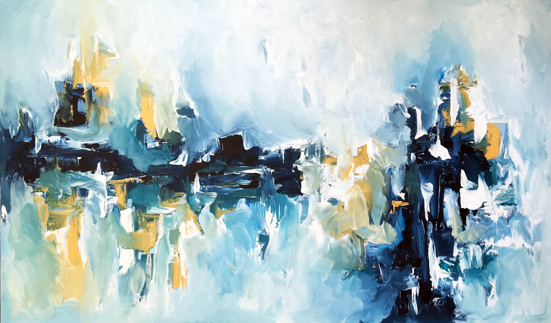 Subtraction - 150x90 cm - Original Painting-OmarObaid.com