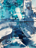 Impatient - 102x76 cm - Original Painting-OmarObaid.com
