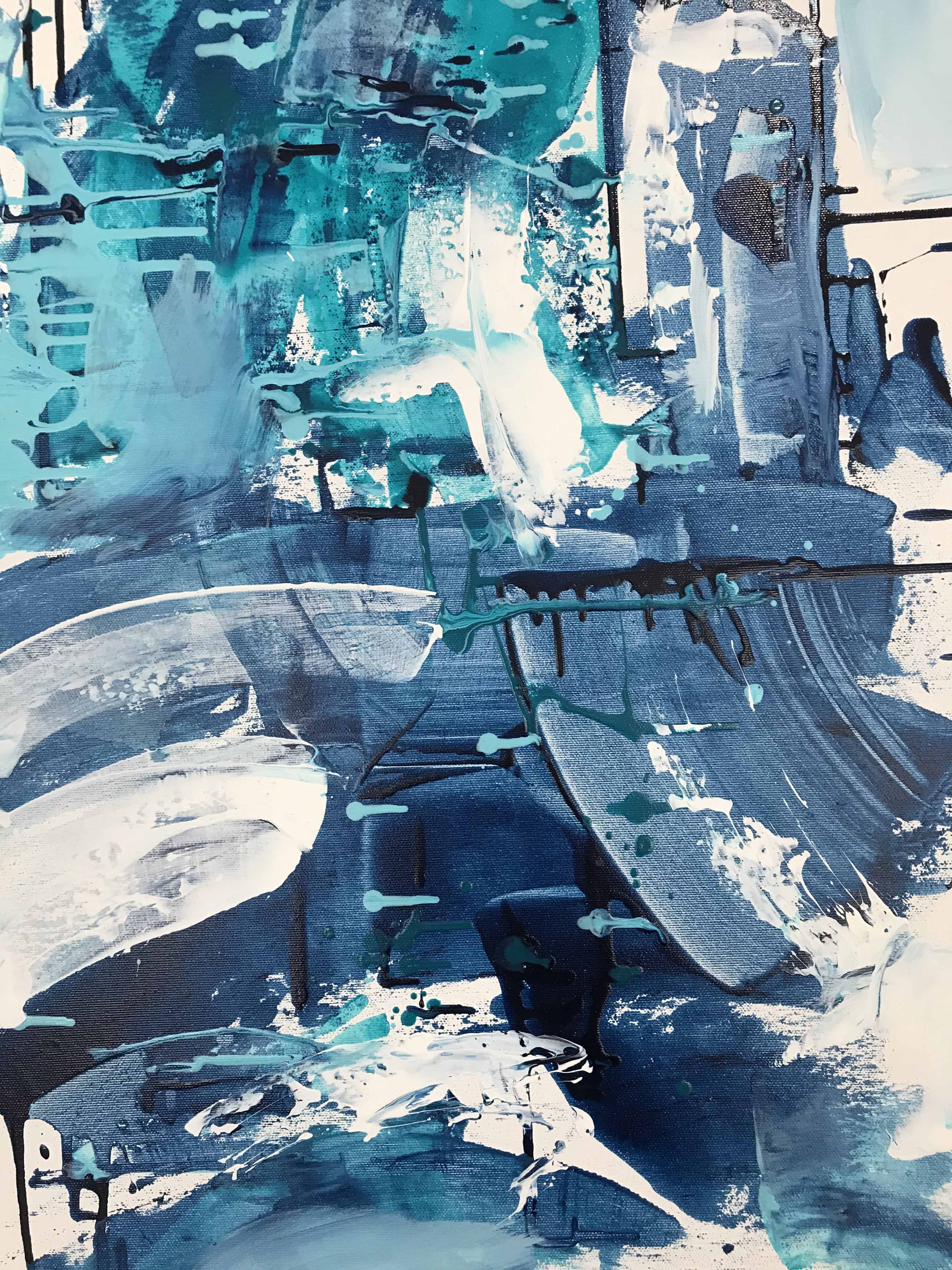 Impatient - 102x76 cm - Original Painting-OmarObaid.com
