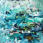 Awaken - 76x76 cm - Original Painting-OmarObaid.com